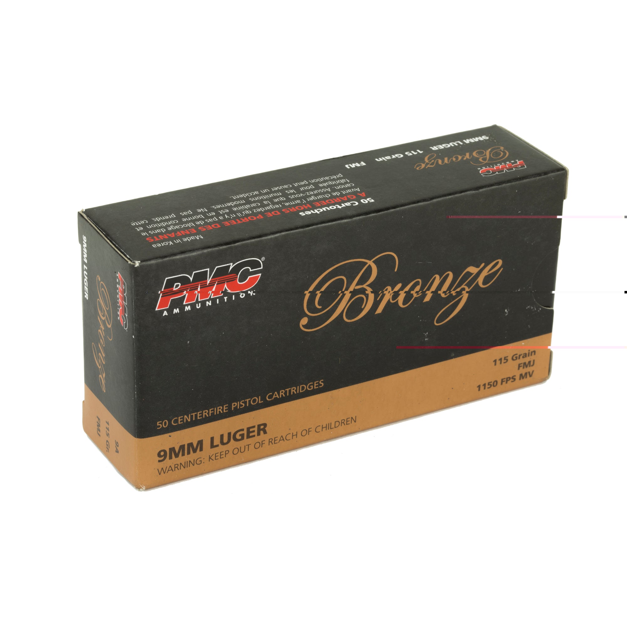 Pmc Brnz 9mm 115gr Fmj 50/1000