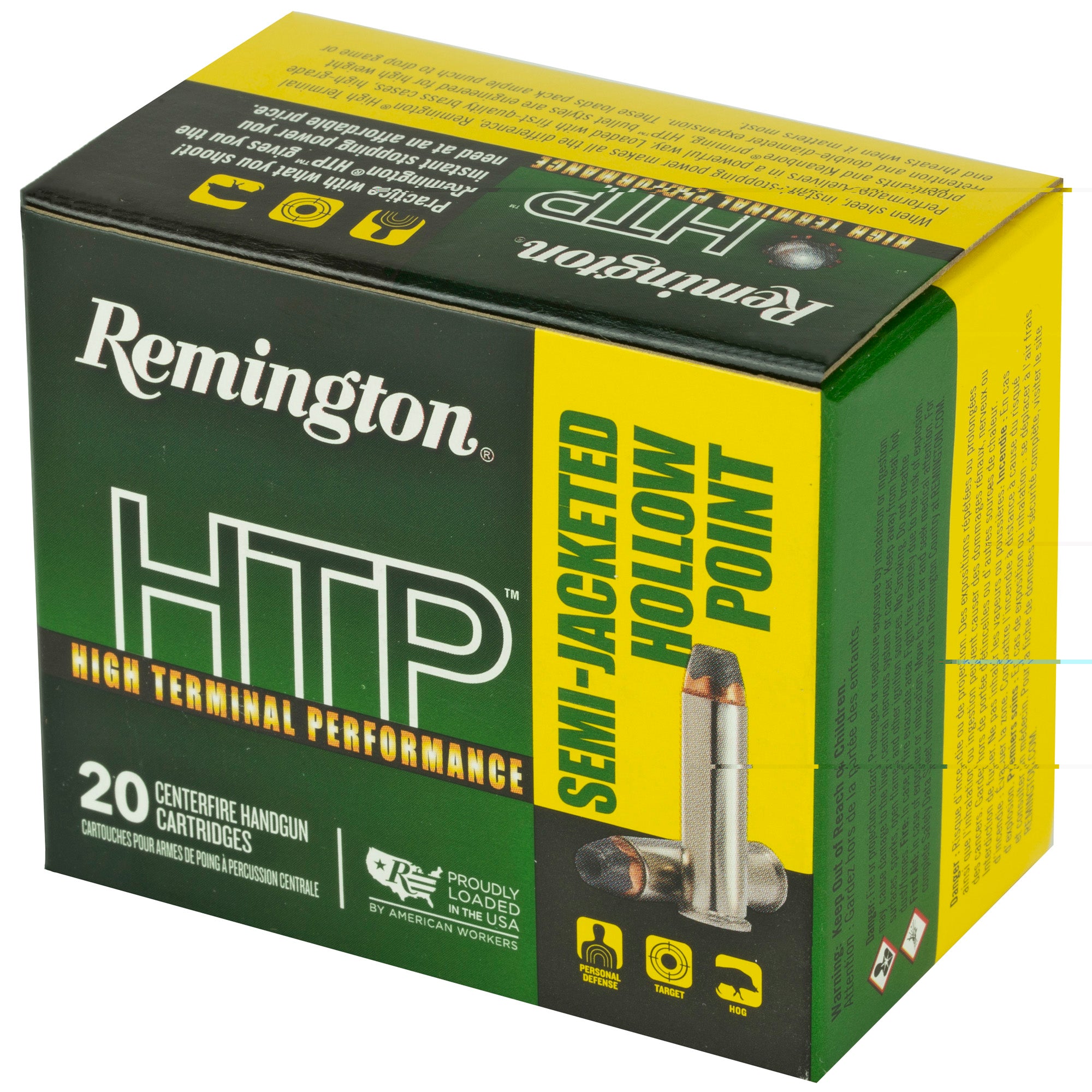 Rem Htp 38spl +p 125gr Sjhp 20/500