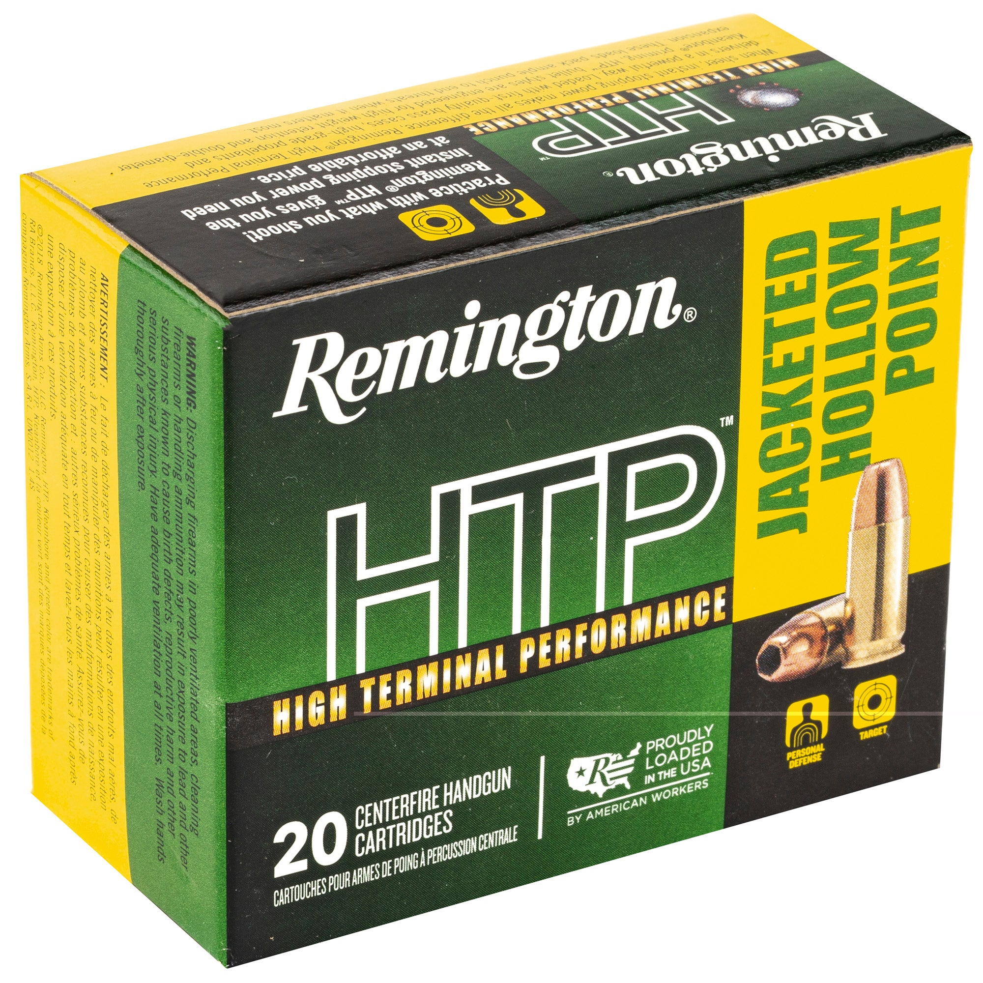 Rem Htp 40sw 180gr Jhp 20/500