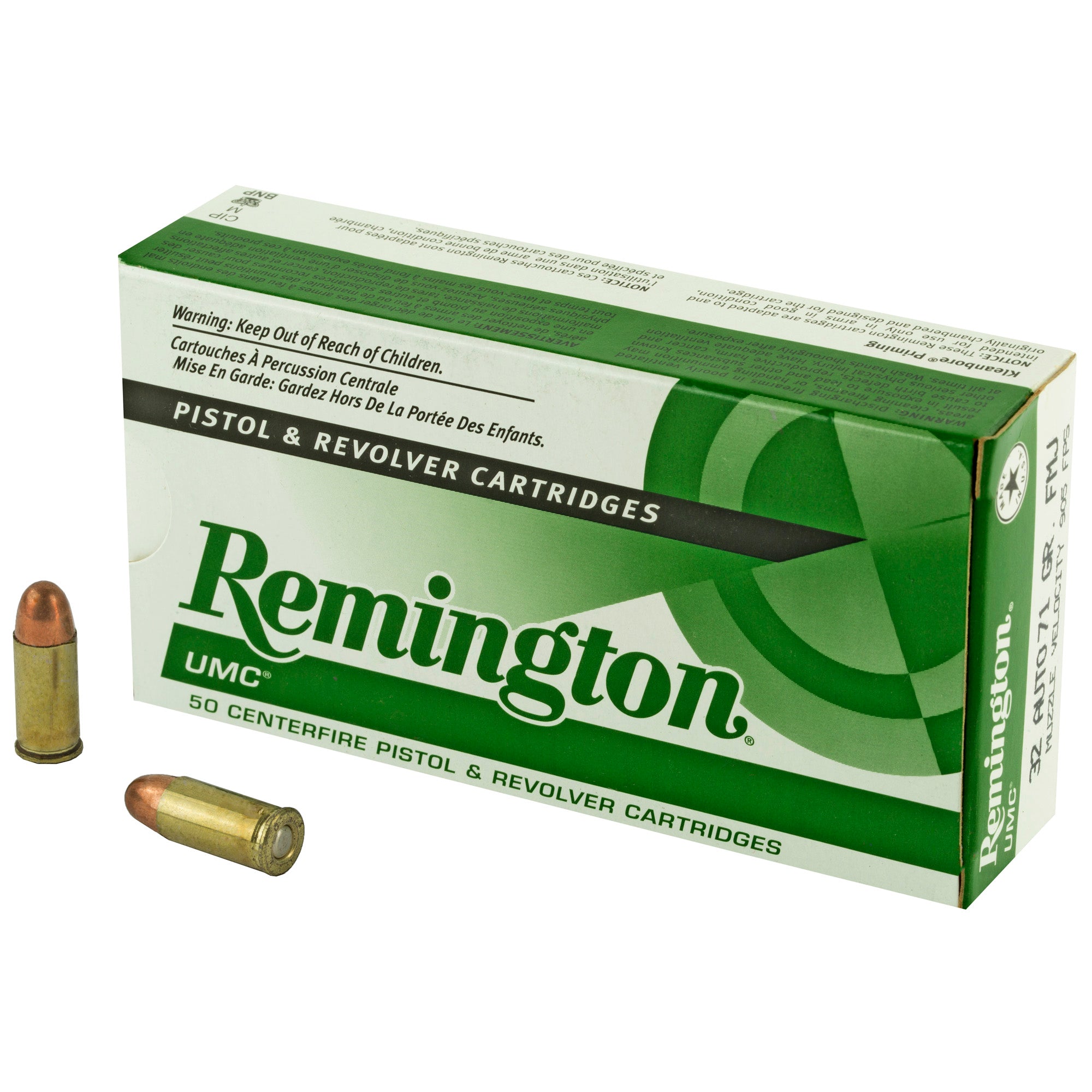 Rem Umc 32acp 70gr Fmj 50/500