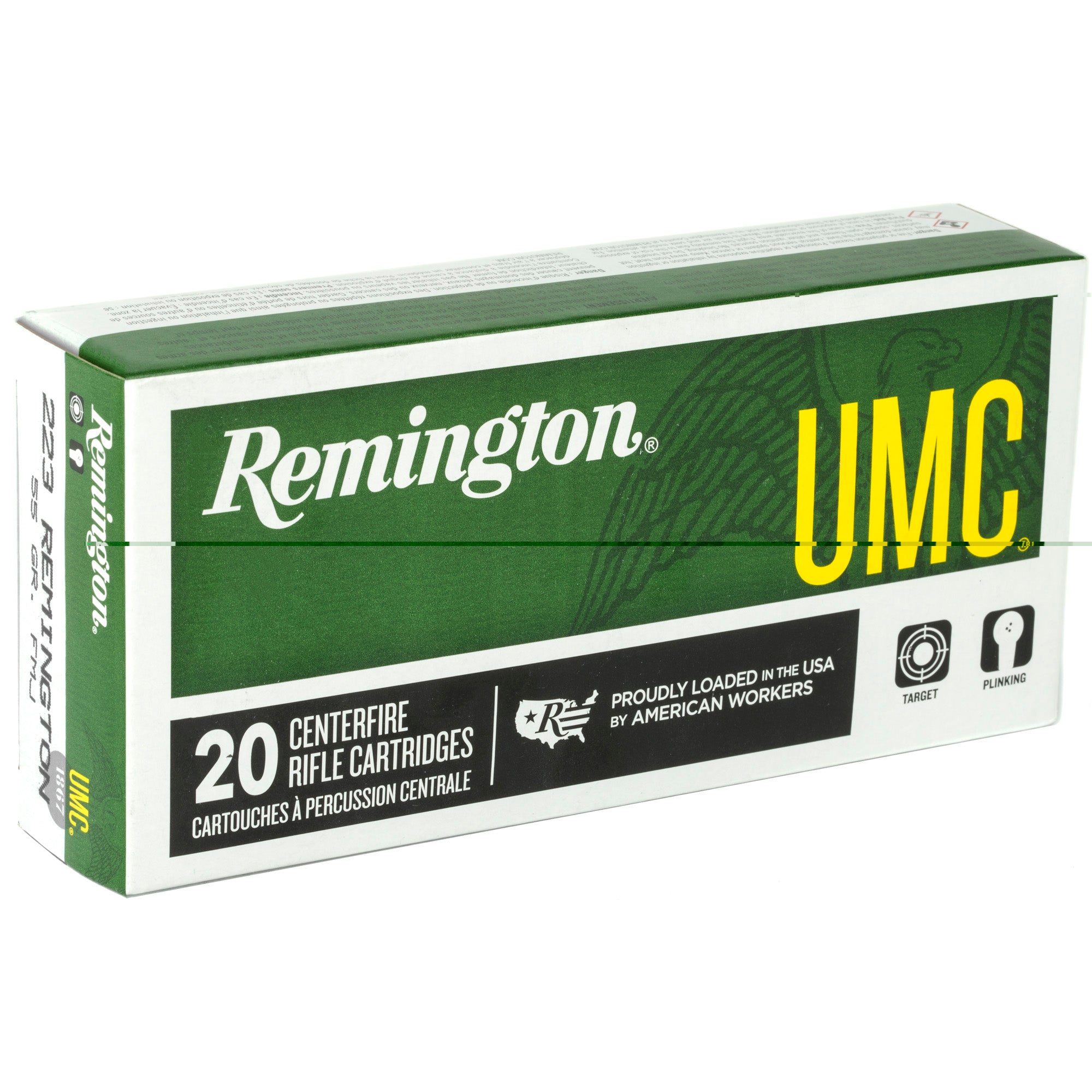 Rem Umc 223rem 55gr Fmj 20/200