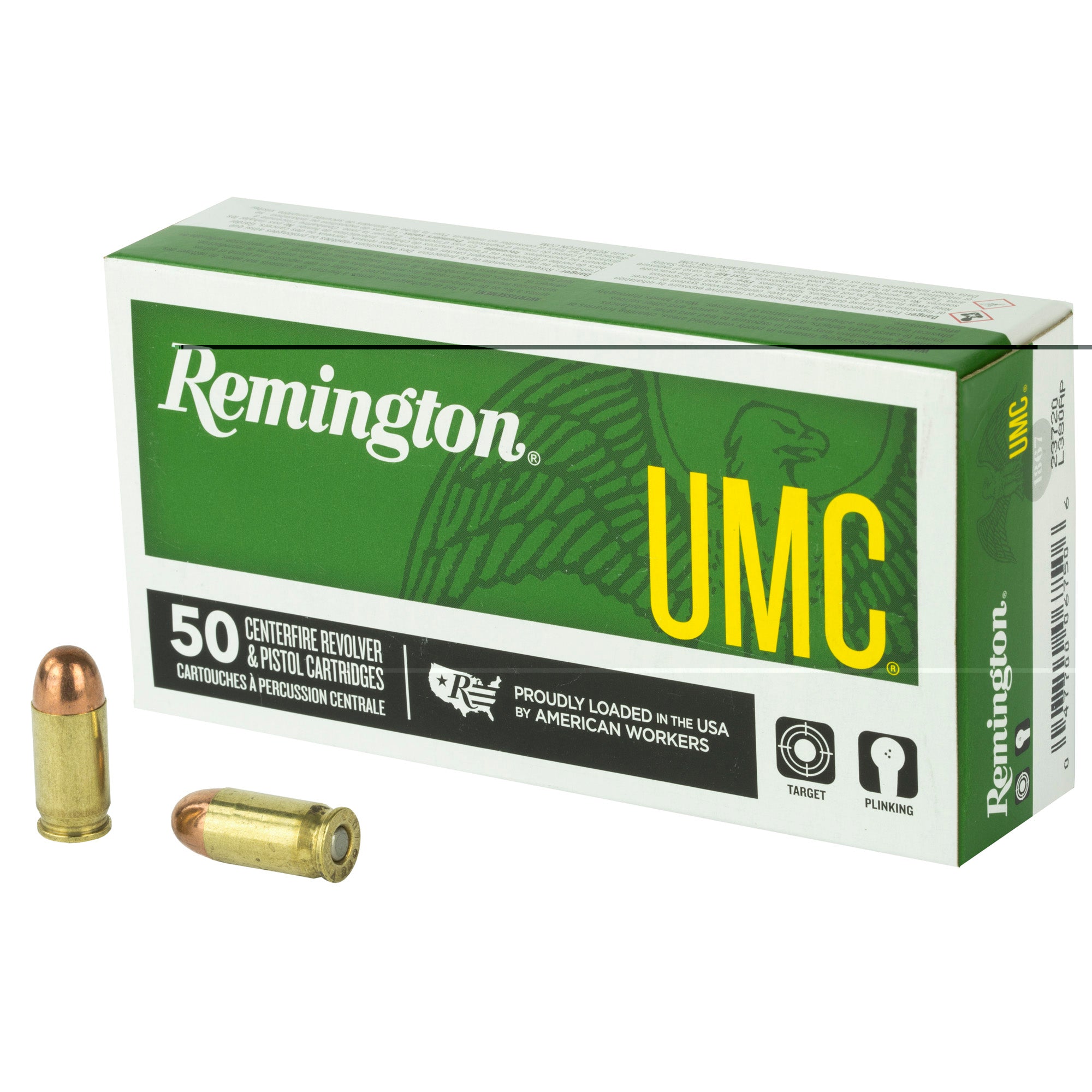 Rem Umc 380acp 95gr Fmj 50/500