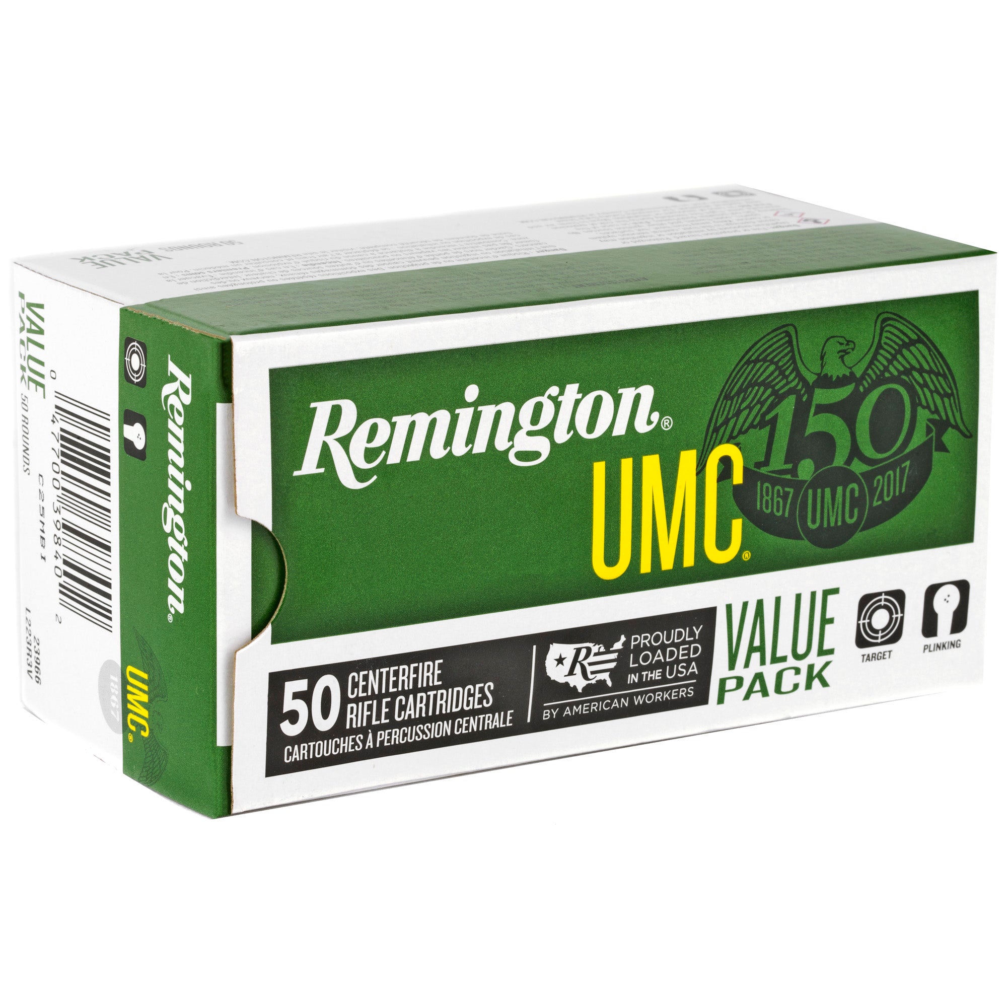 Rem Umc 223rem 55gr Fmj 50/400