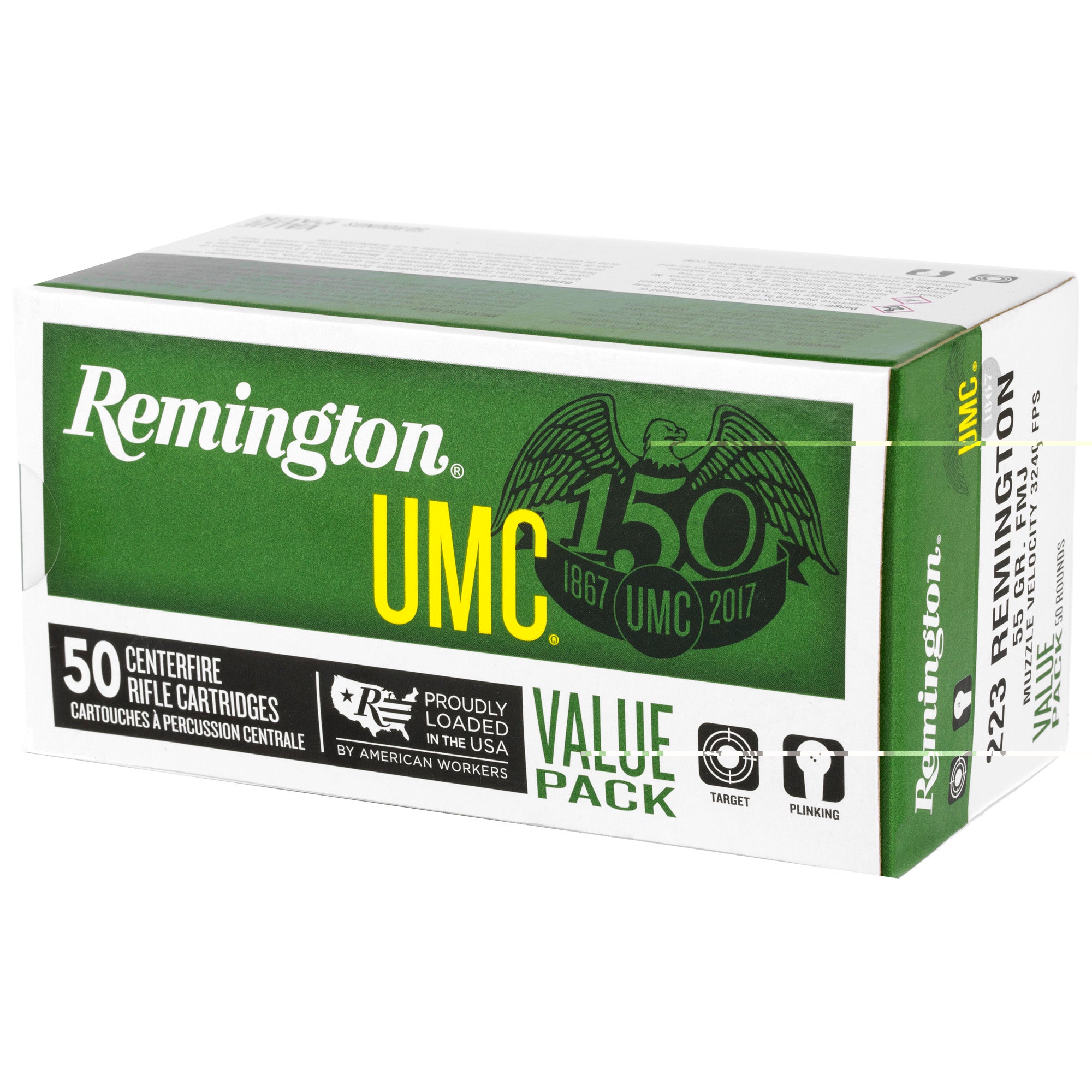 Rem Umc 223rem 55gr Fmj 50/400