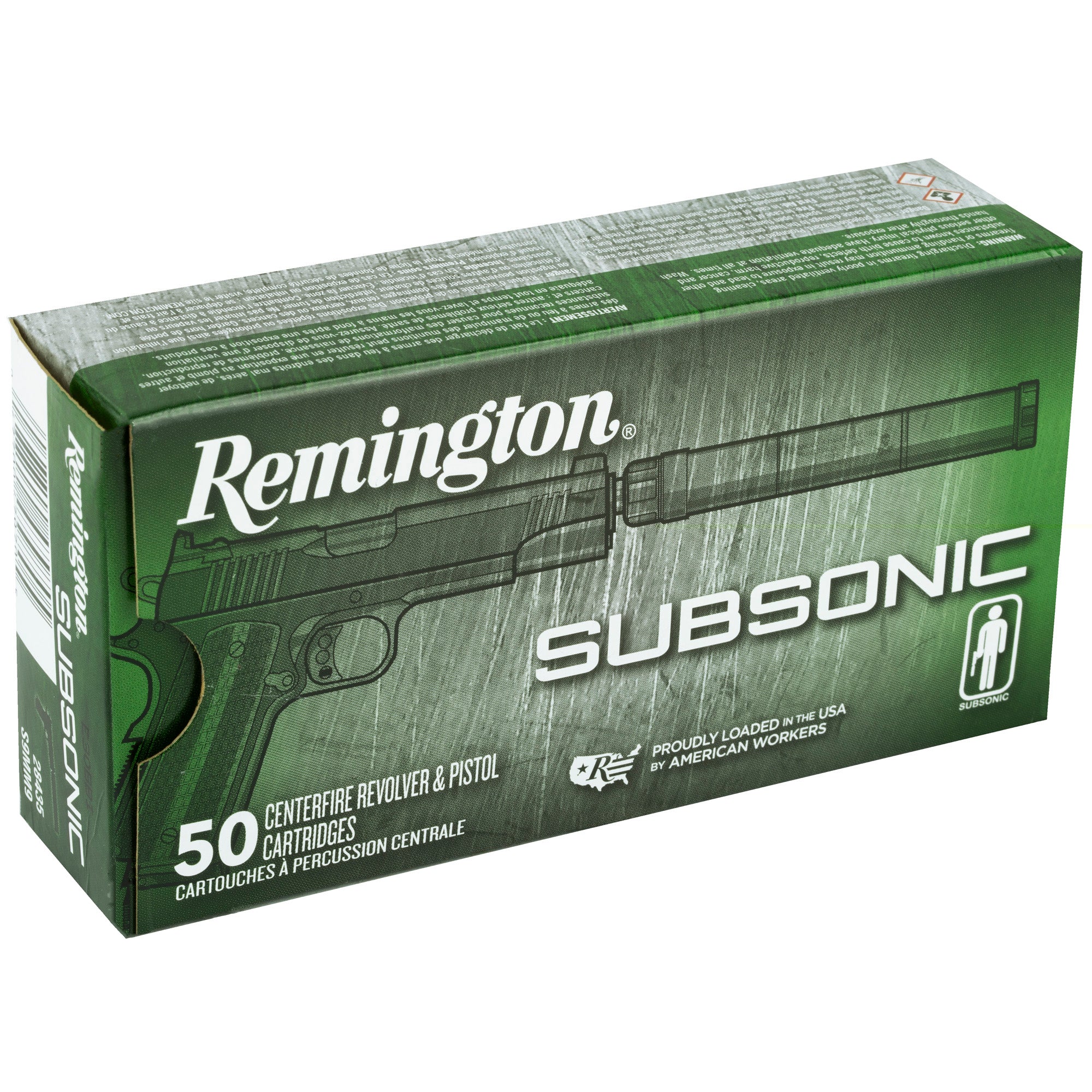 Rem Subsonic 9mm 147gr 50/500