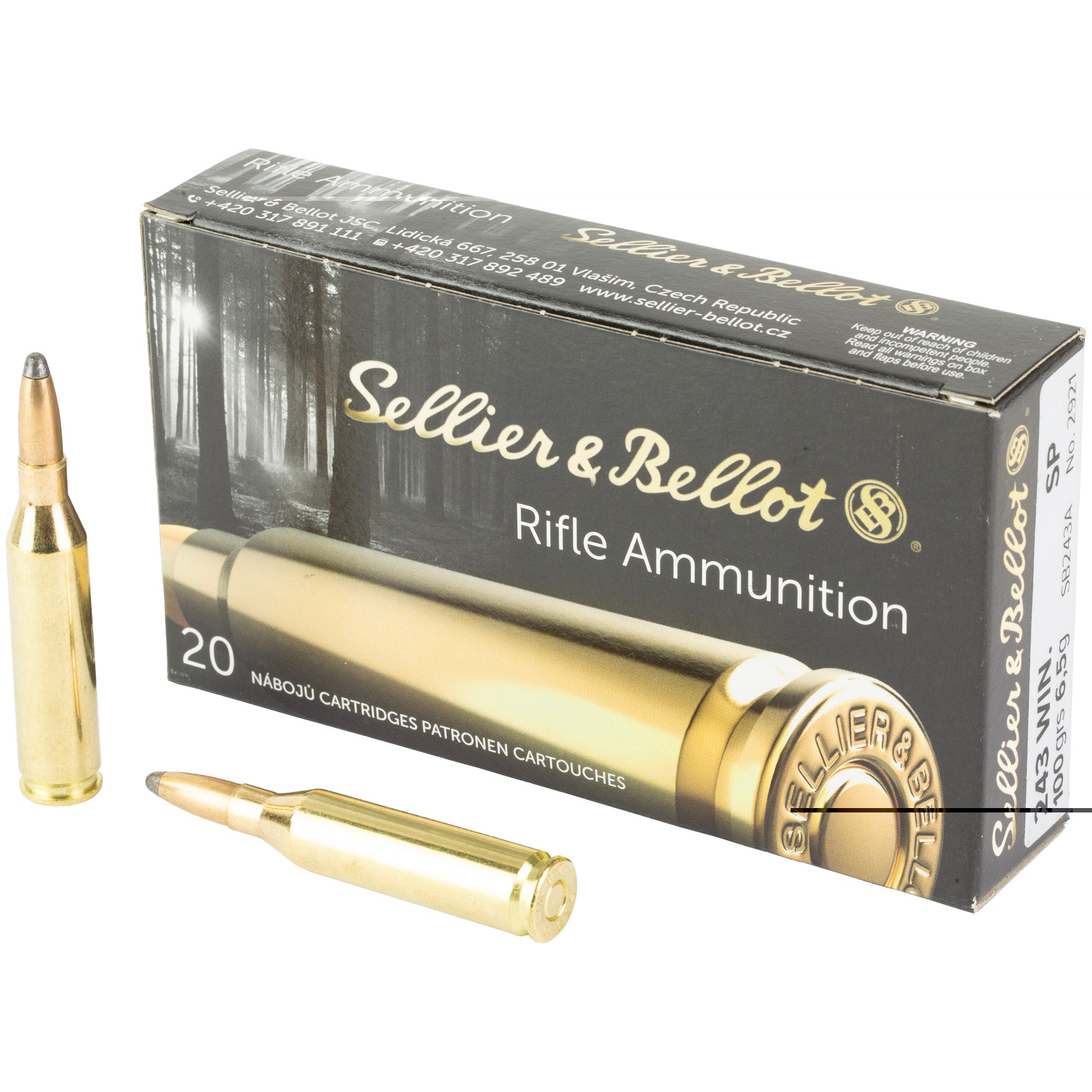 S&b 243win 100gr Sp 20/500