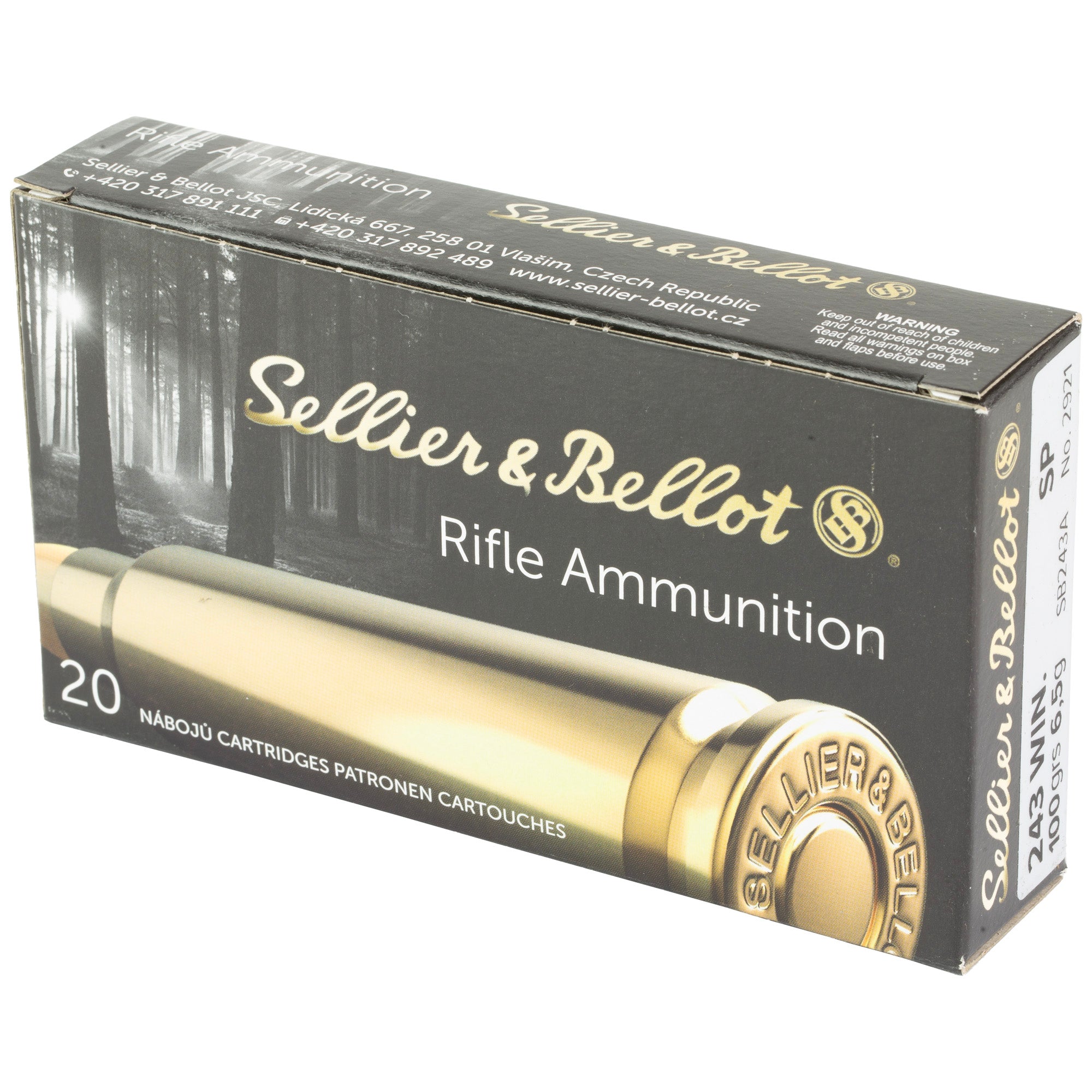 S&b 243win 100gr Sp 20/500