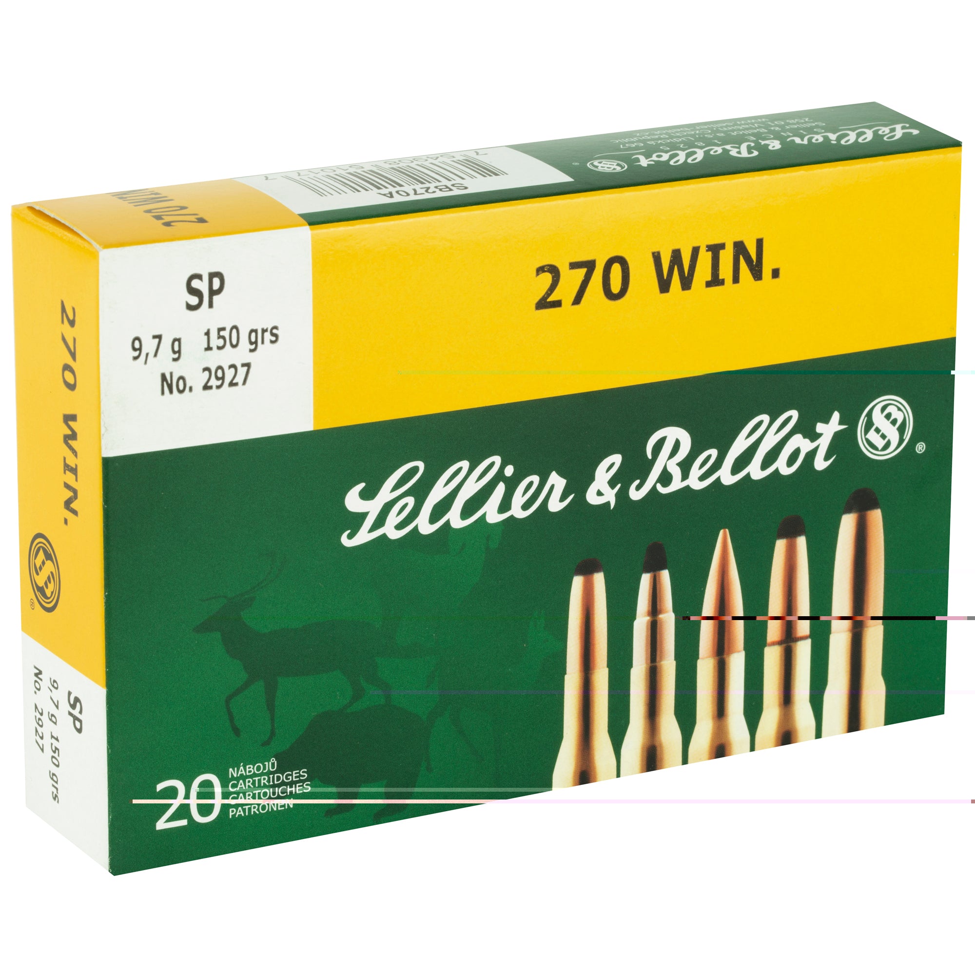 S&b 270win 150gr Sp 20/400