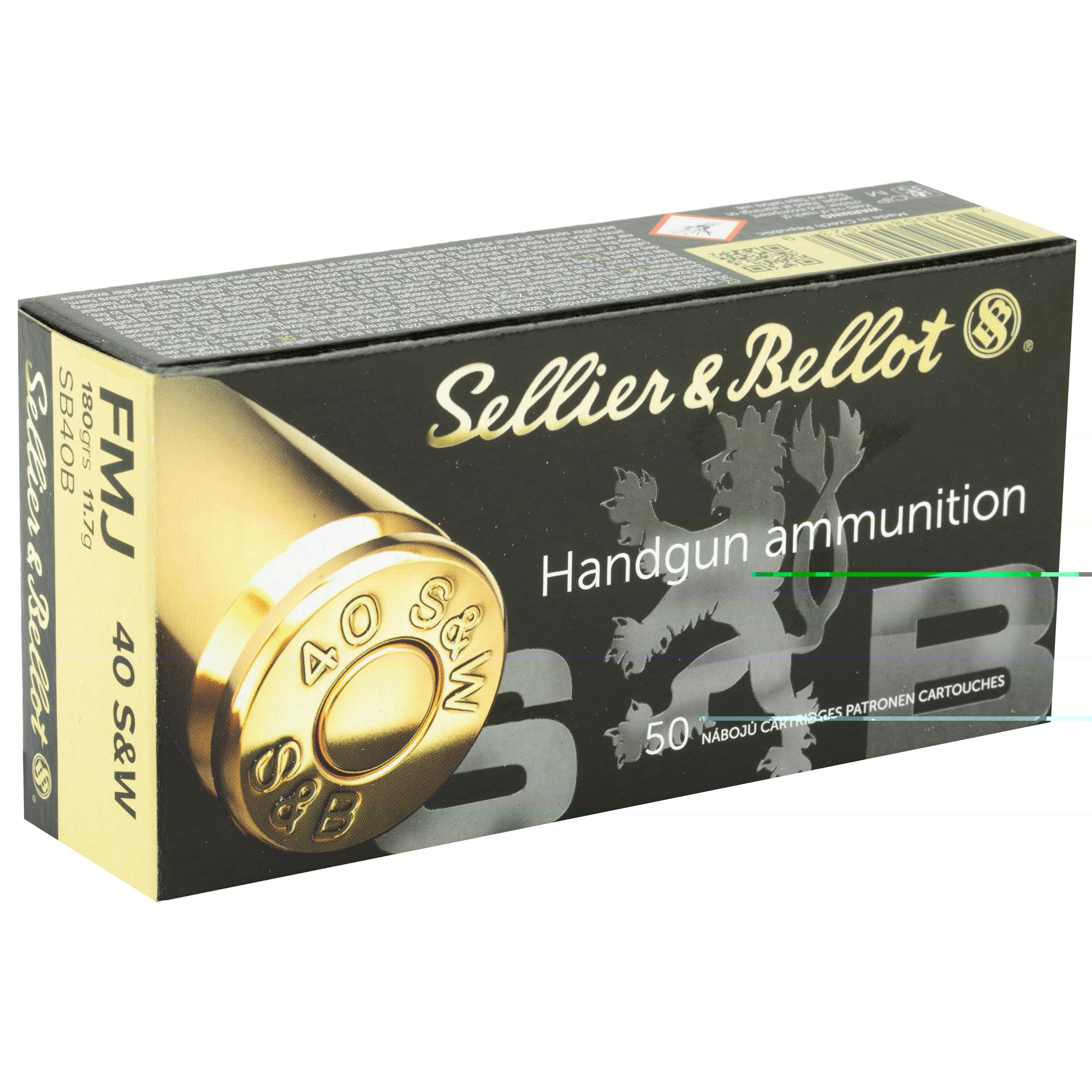 S&b 40sw 180gr Fmj 50/1000