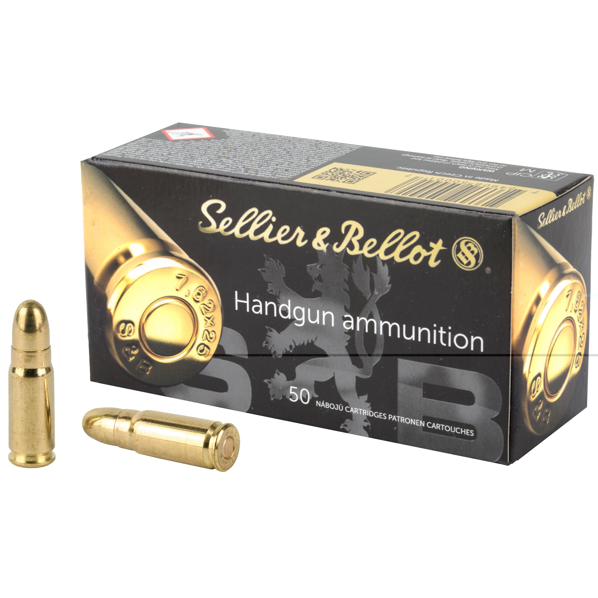 S&b 7.62x25 85gr Fmj 50/1500