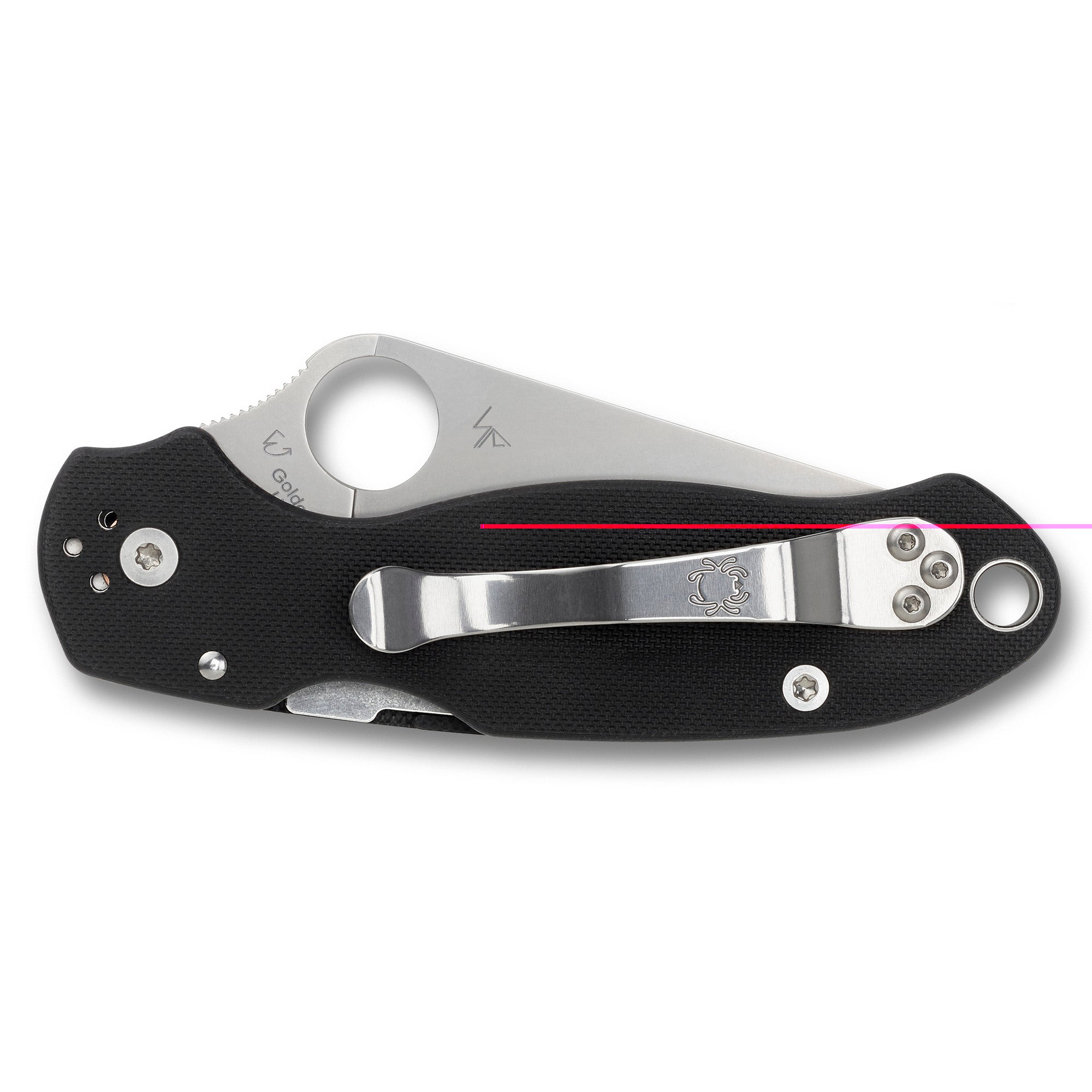 Spyderco Para 3 G10 Blk Plainedge