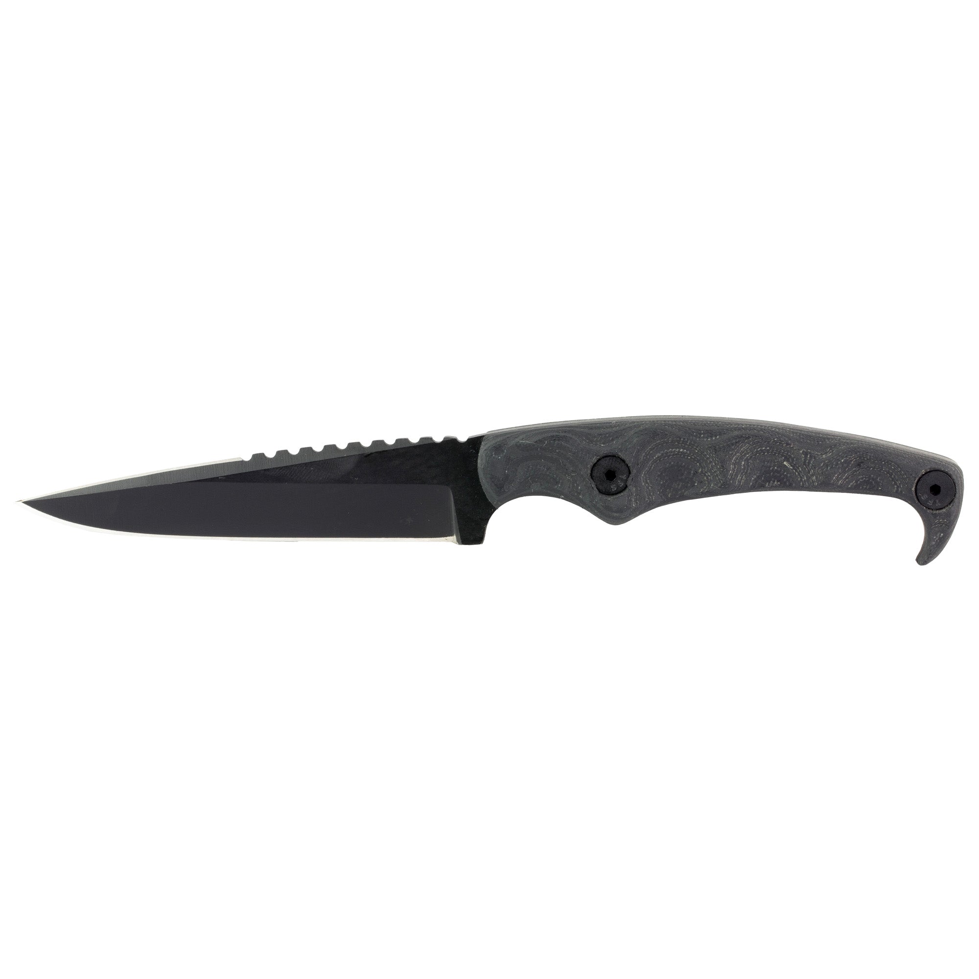 Stroup Mk2 4" Cerakote Blk W/sheath