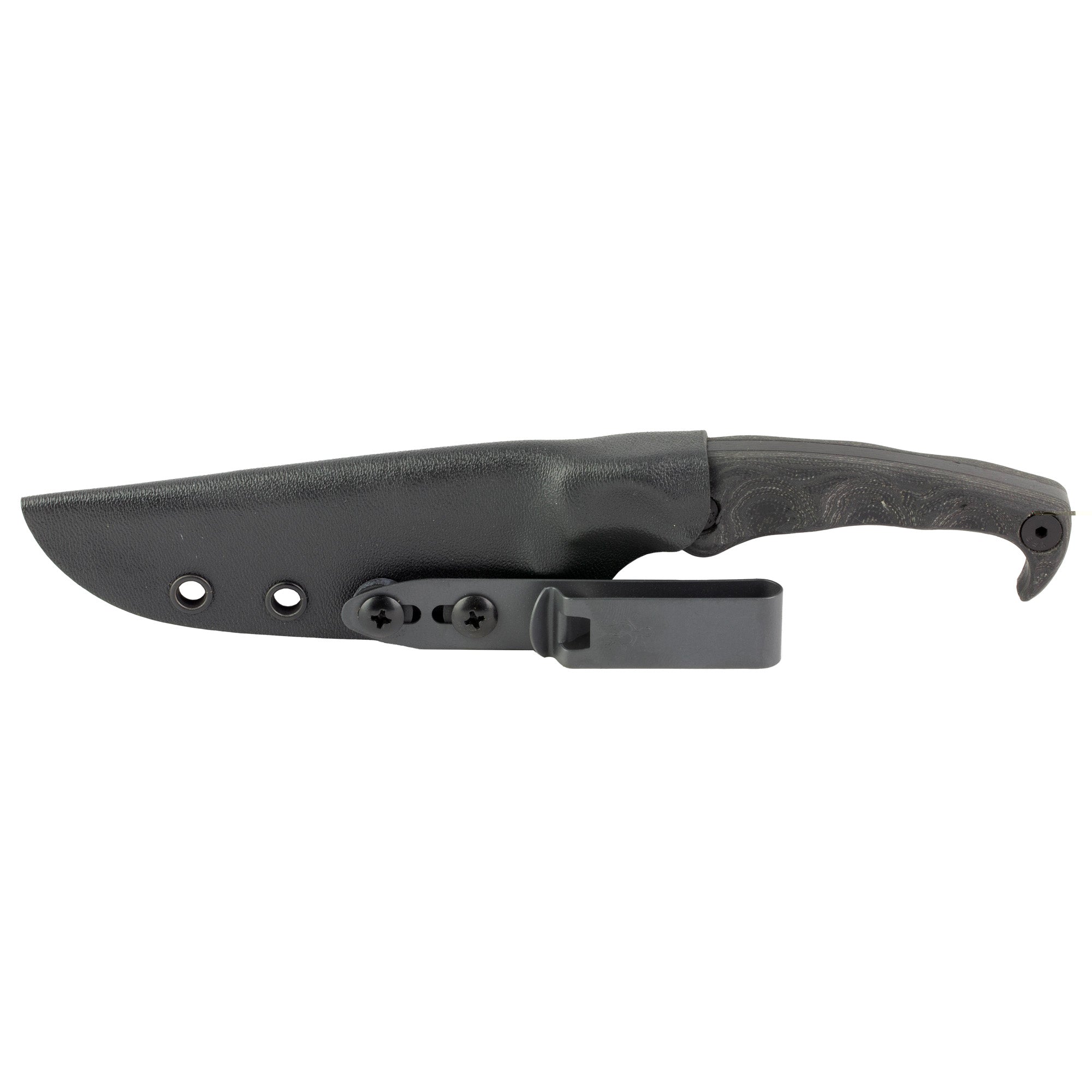 Stroup Mk2 4" Cerakote Blk W/sheath