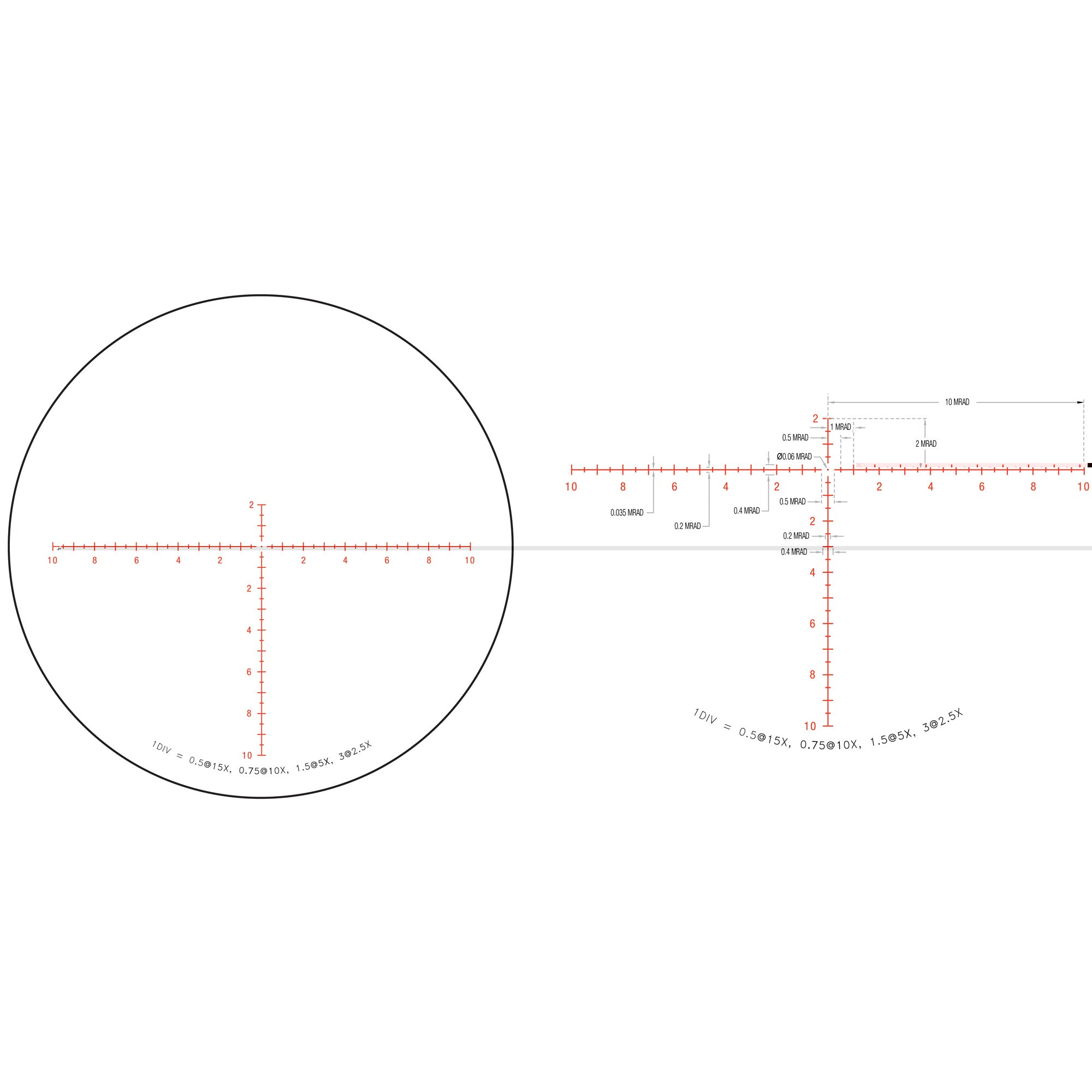 Trijicon Credo 2.5-15x42 Sfp Mrad Rd