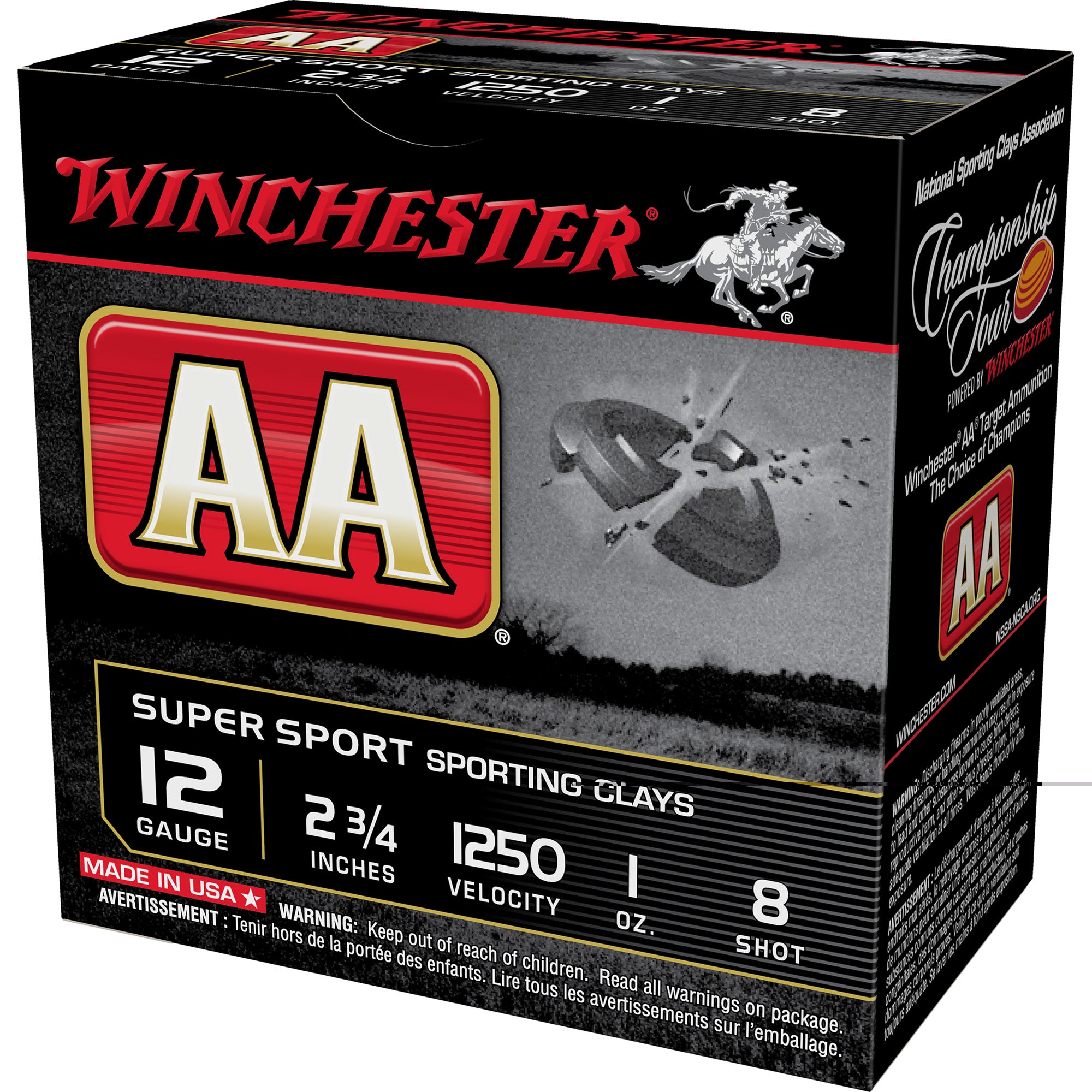 Win Aa Spr Spt 2-3/4" #8 25/250