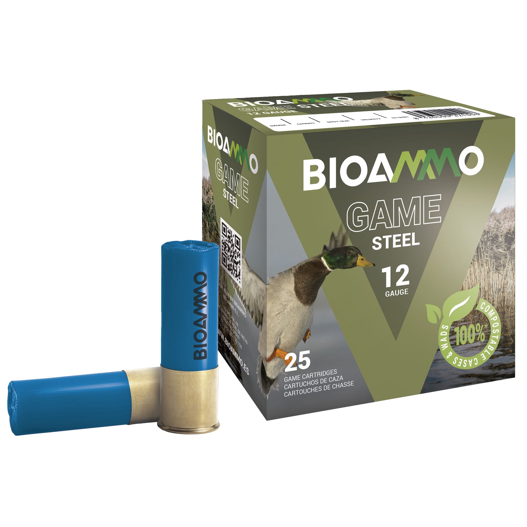 Win Bioammo 12ga 2.75" #4 25/250