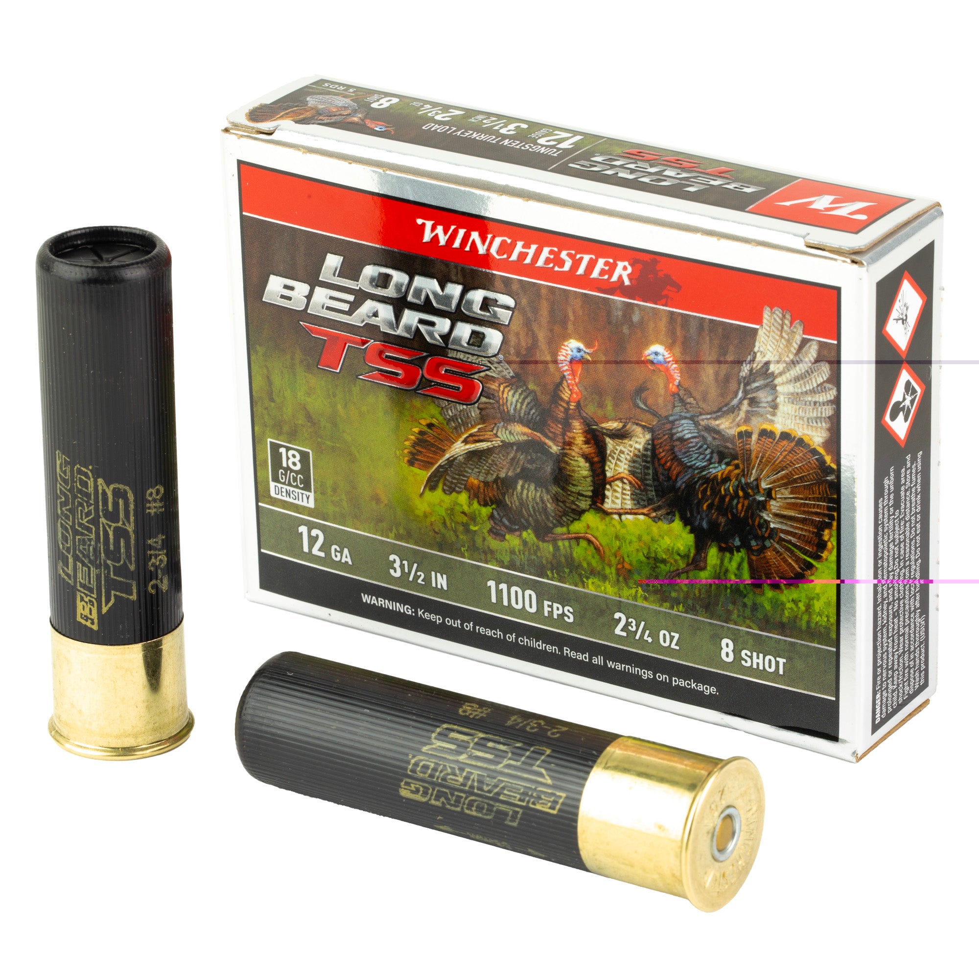 Win Lb Tss 12ga 3.5" #8 5/50