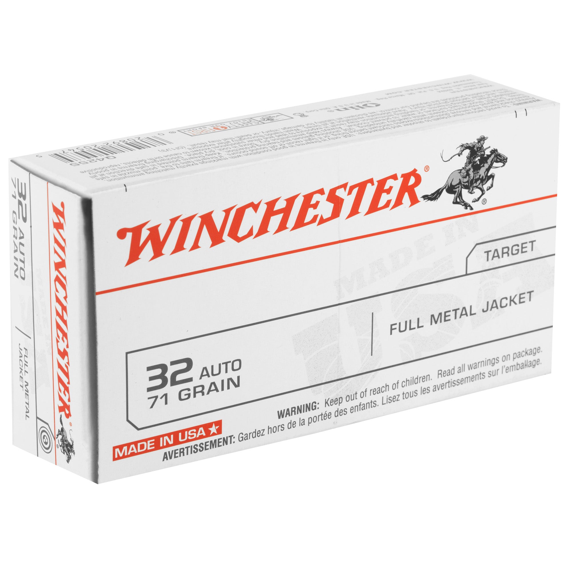 Win Usa 32acp 71gr Fmj 50/500