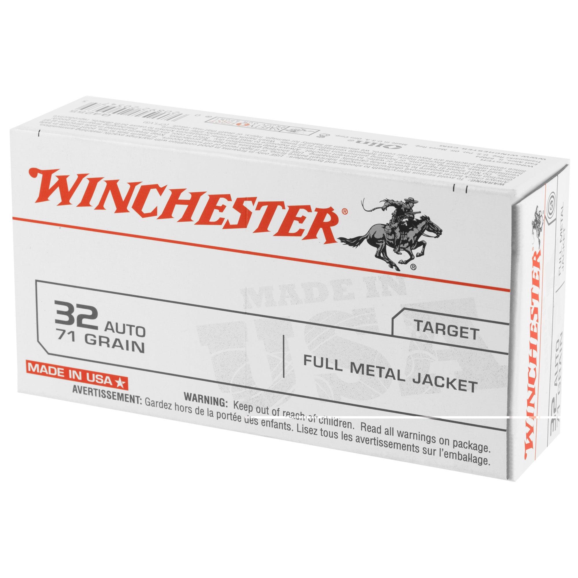 Win Usa 32acp 71gr Fmj 50/500