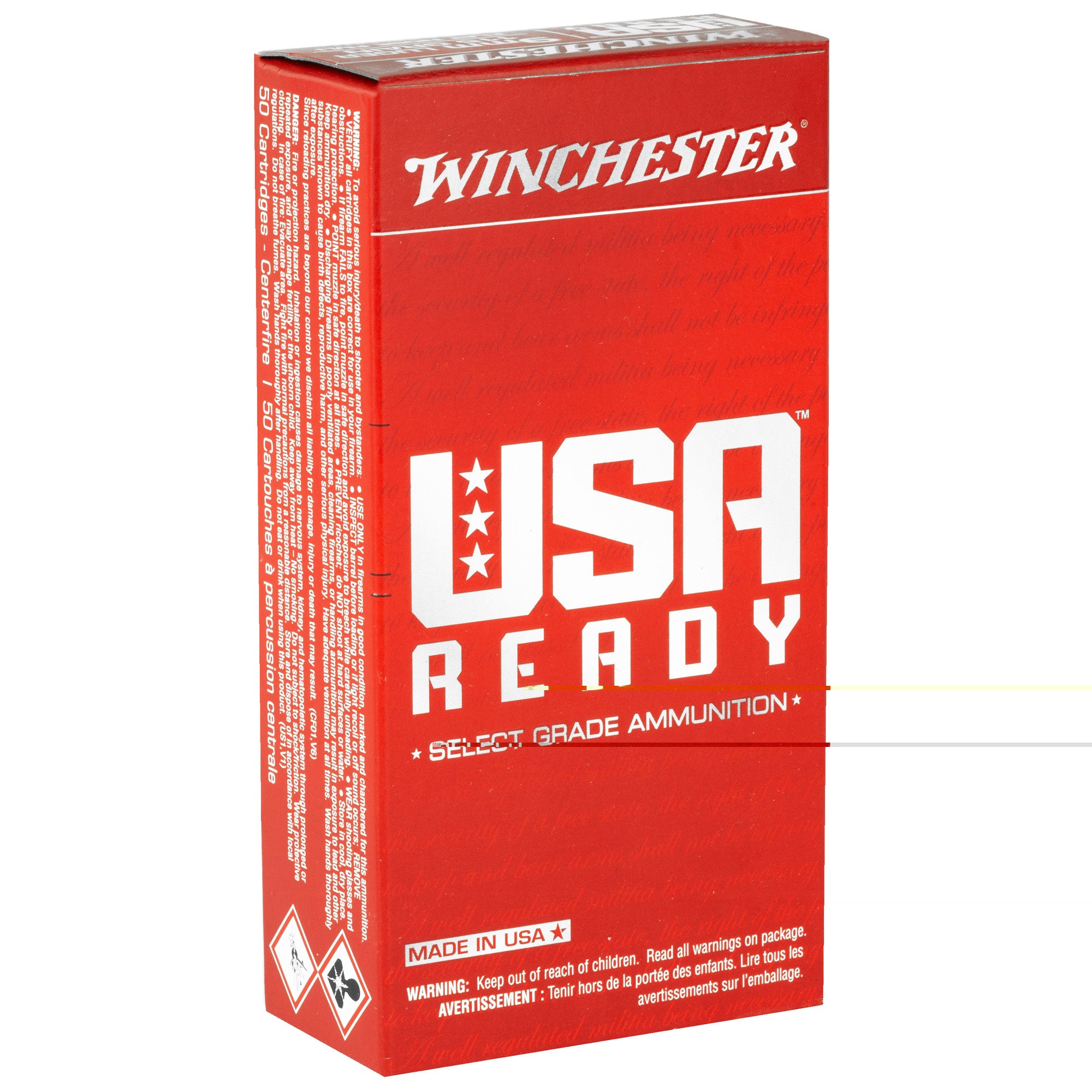 Win Usa Rdy 9mm 115gr Fmj 50/500