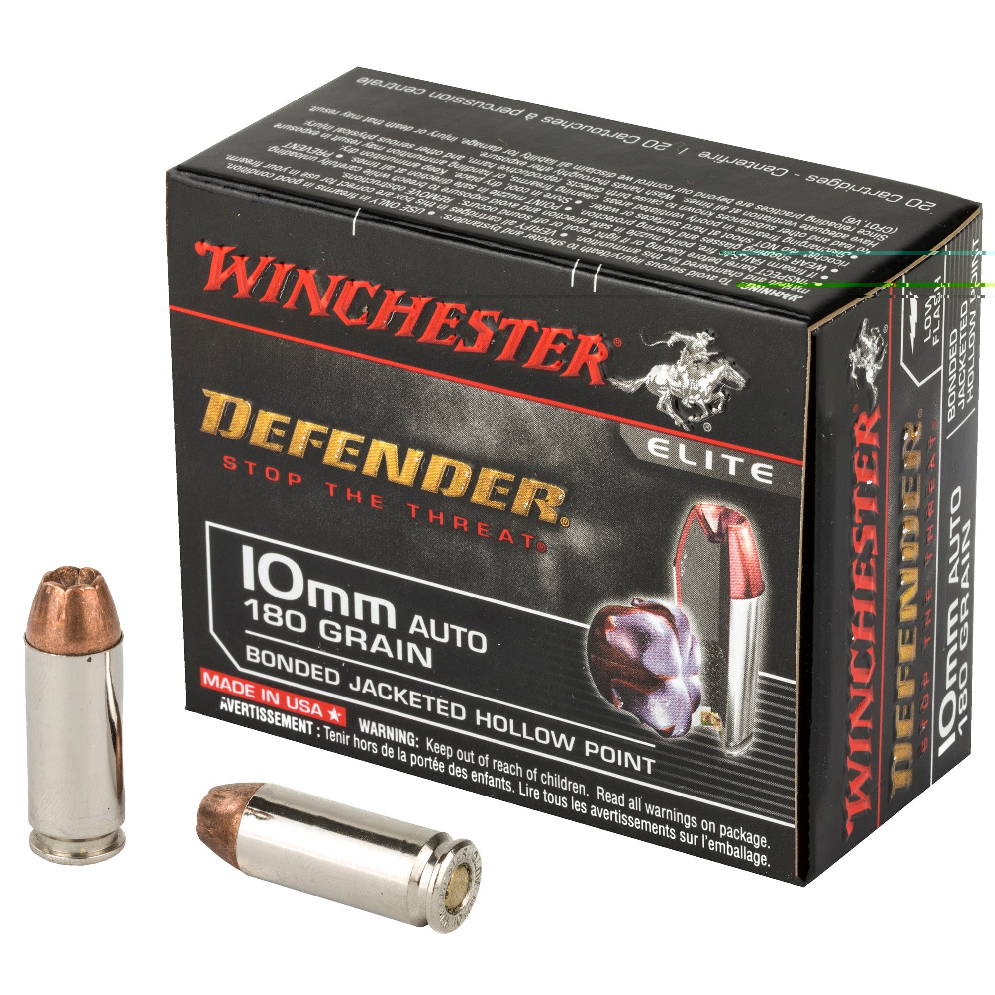 Win Defender 10mm 180gr Bjhp 20/200