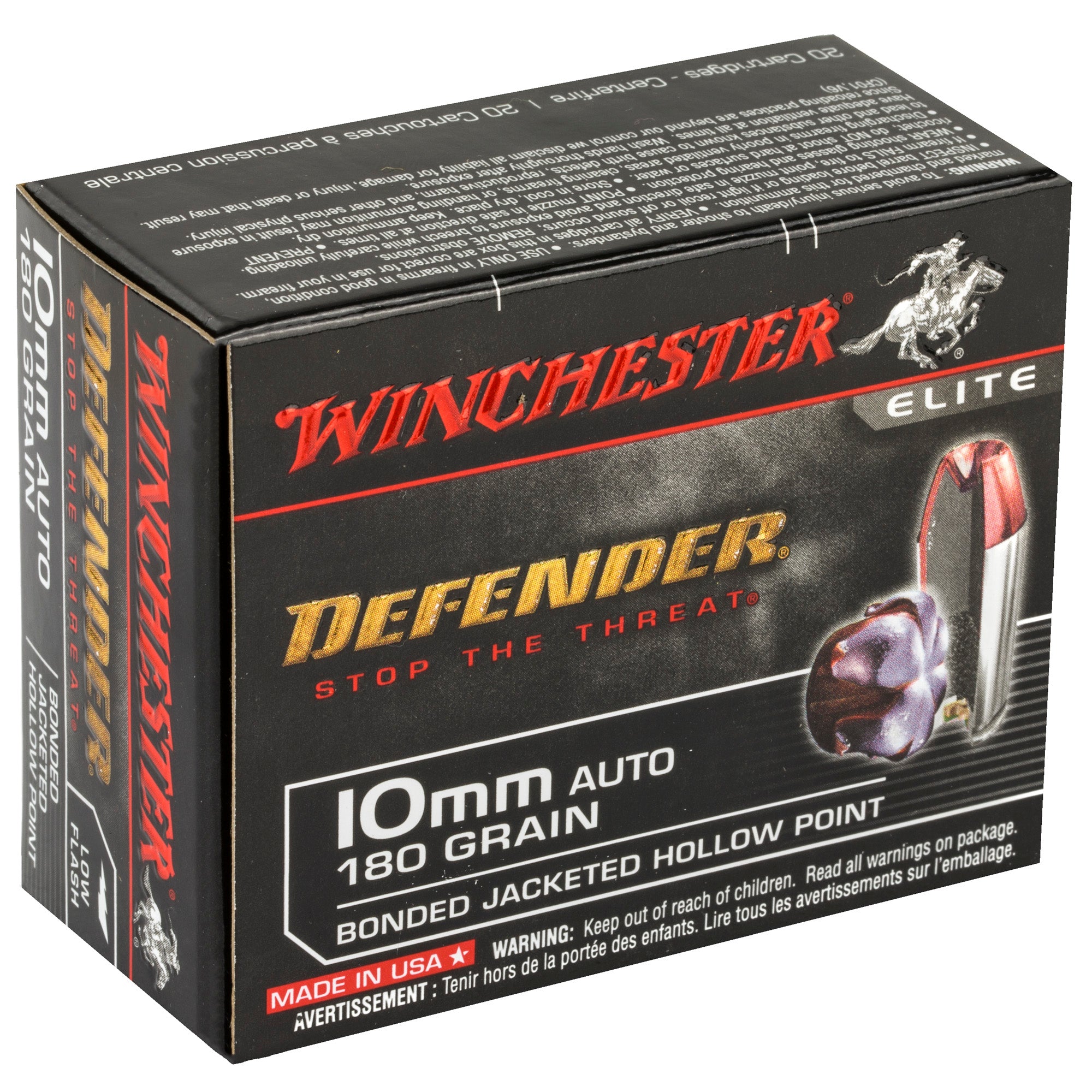 Win Defender 10mm 180gr Bjhp 20/200