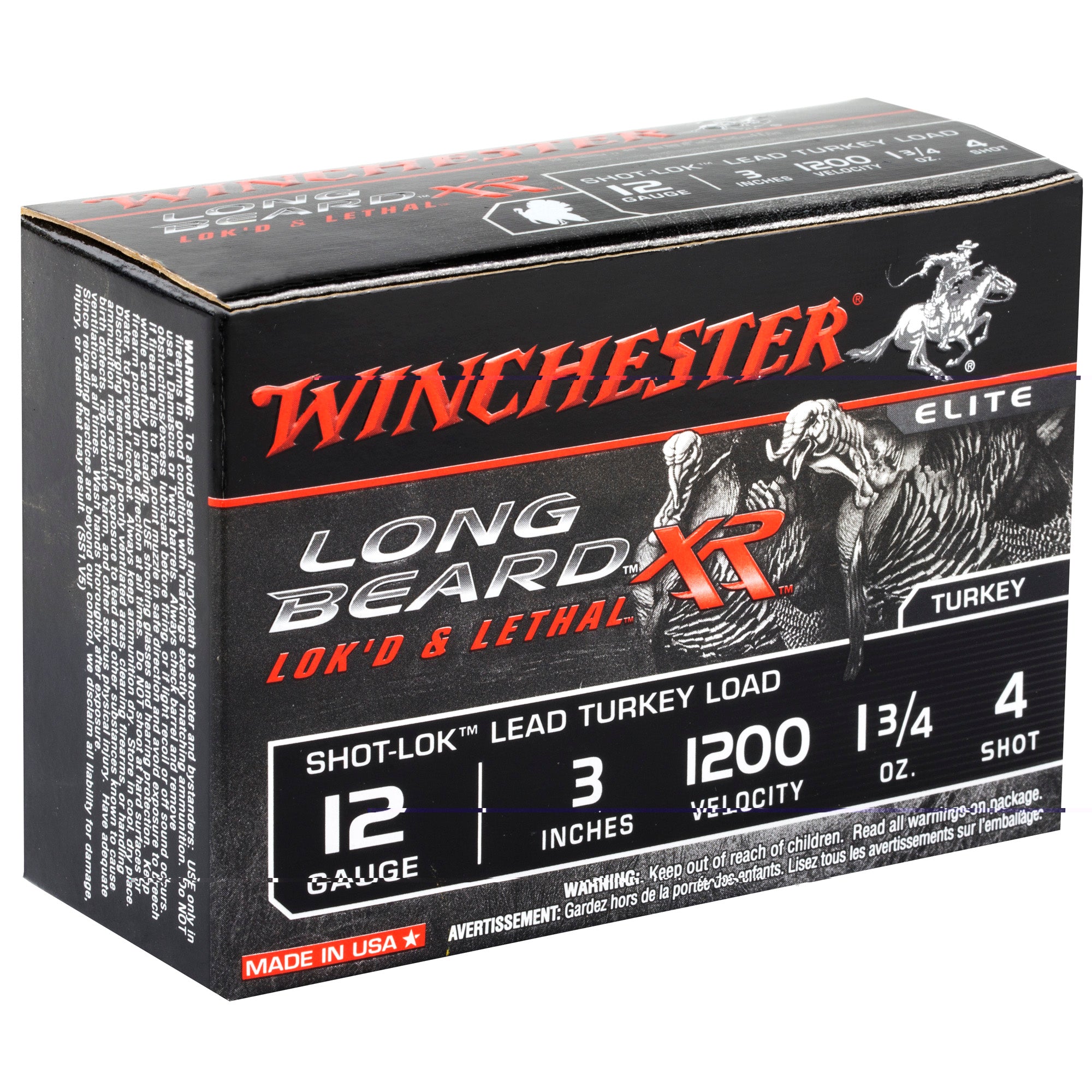 Win Lb Xr Trky 12ga 3" #4 10/100