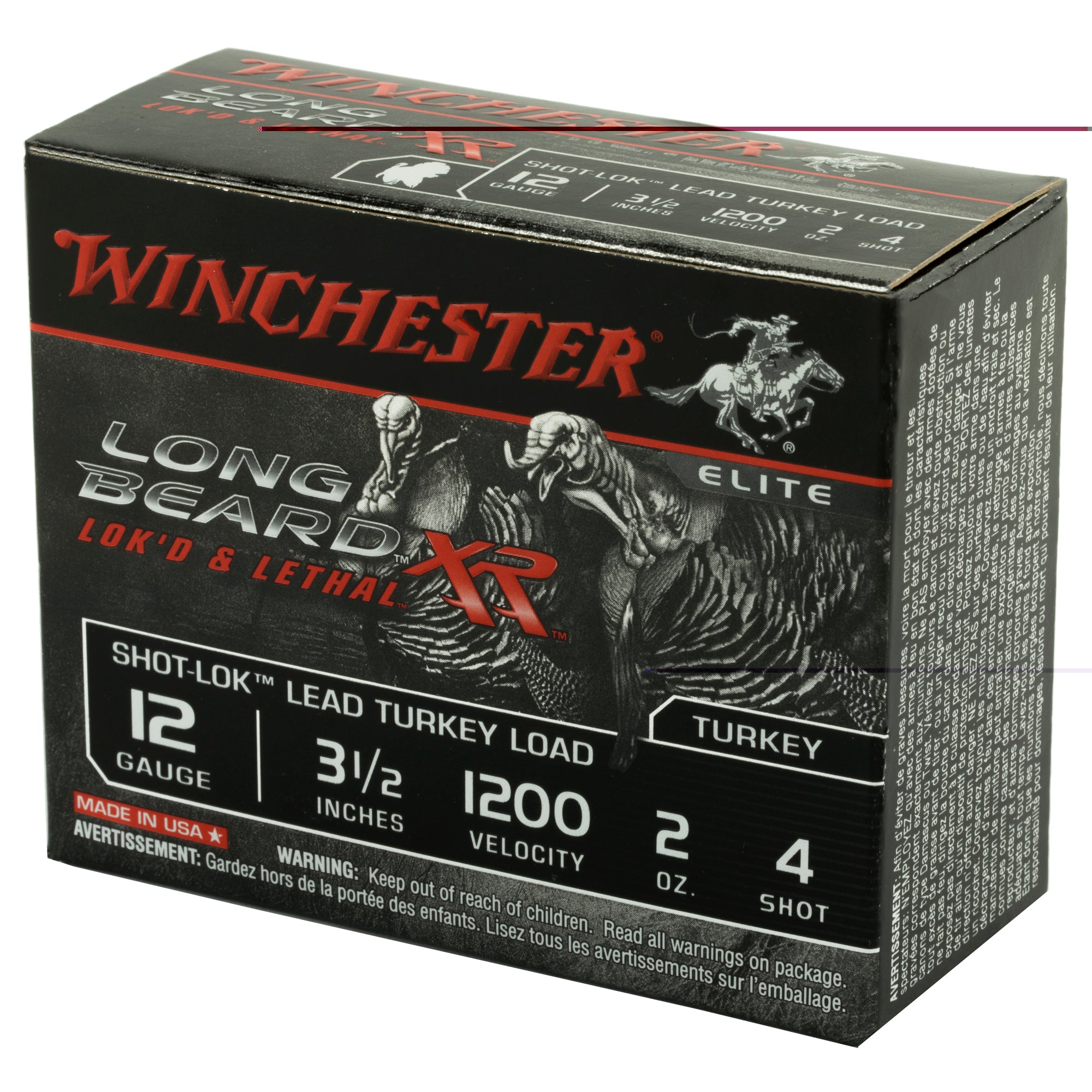 Win Lb Xr Trky 12ga 3.5" #4 2oz 10/1