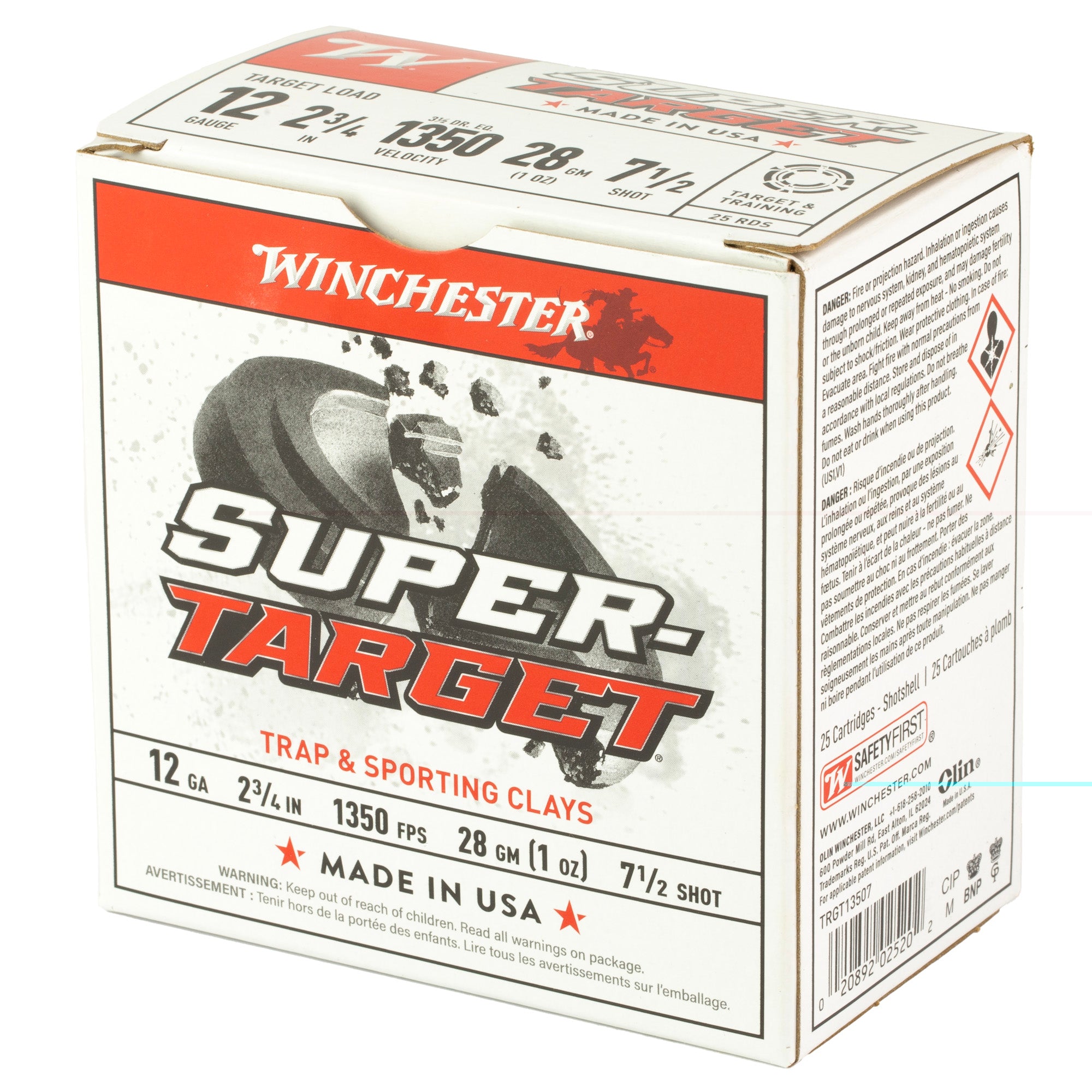 Win Sprtrgt 12ga 2.75" #7.5 25/250