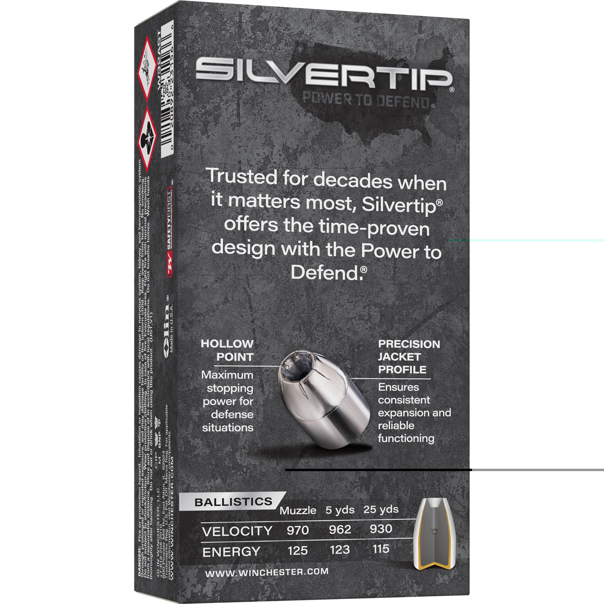 Win Silvertip 32auto 60gr Jhp 50/500