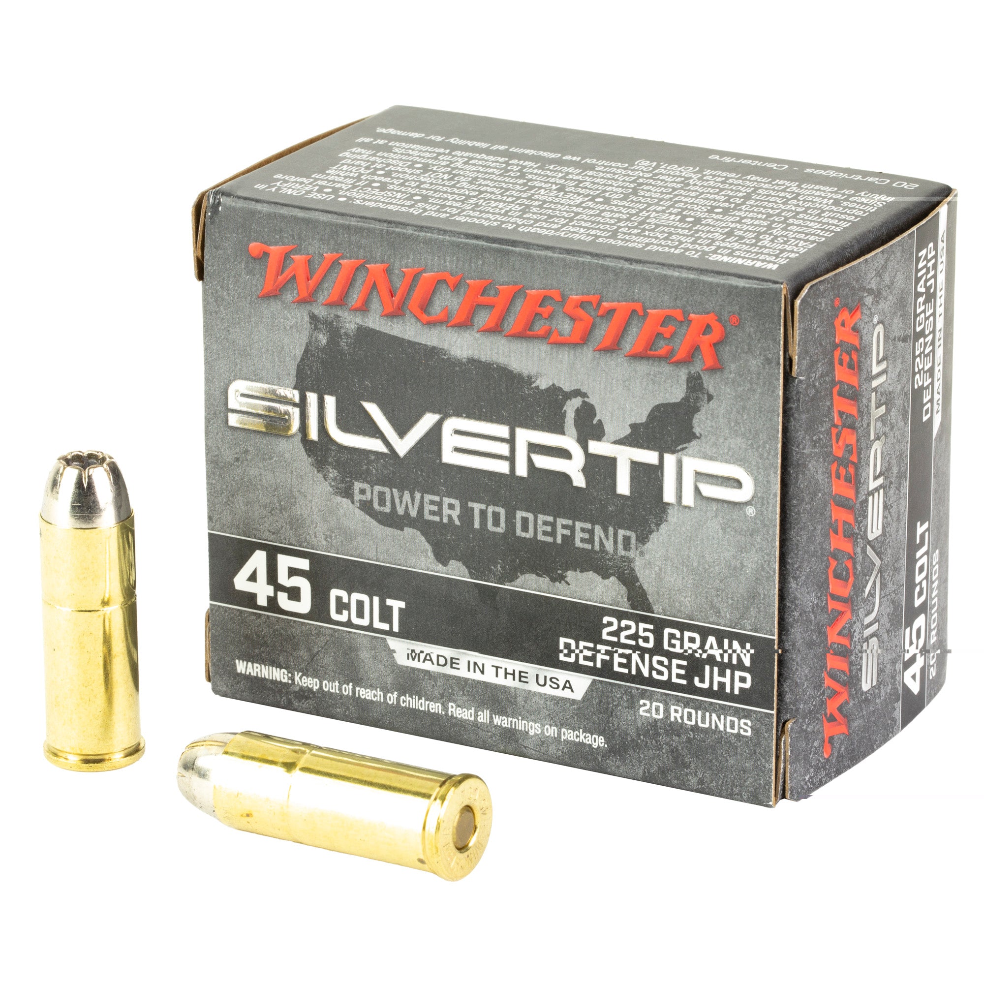 Win Sivertip 45colt 225gr Jhp 20/200