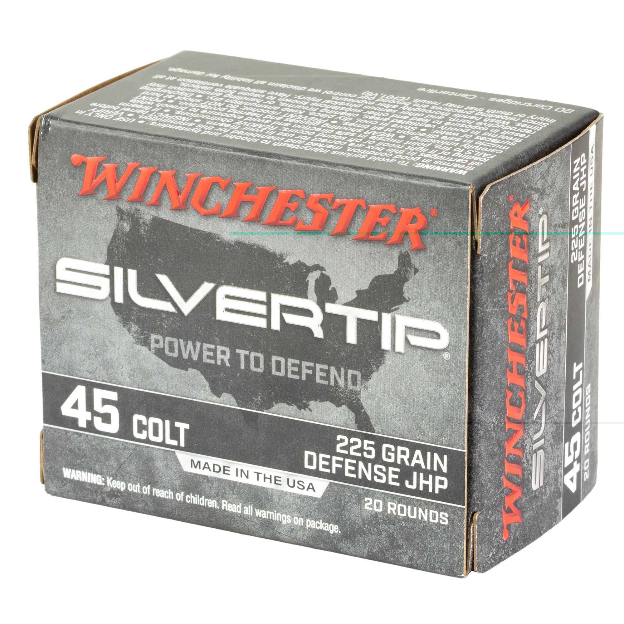 Win Sivertip 45colt 225gr Jhp 20/200