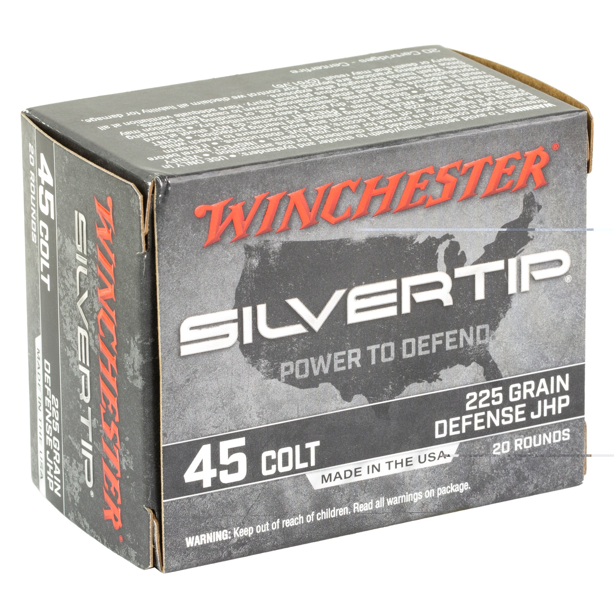 Win Sivertip 45colt 225gr Jhp 20/200