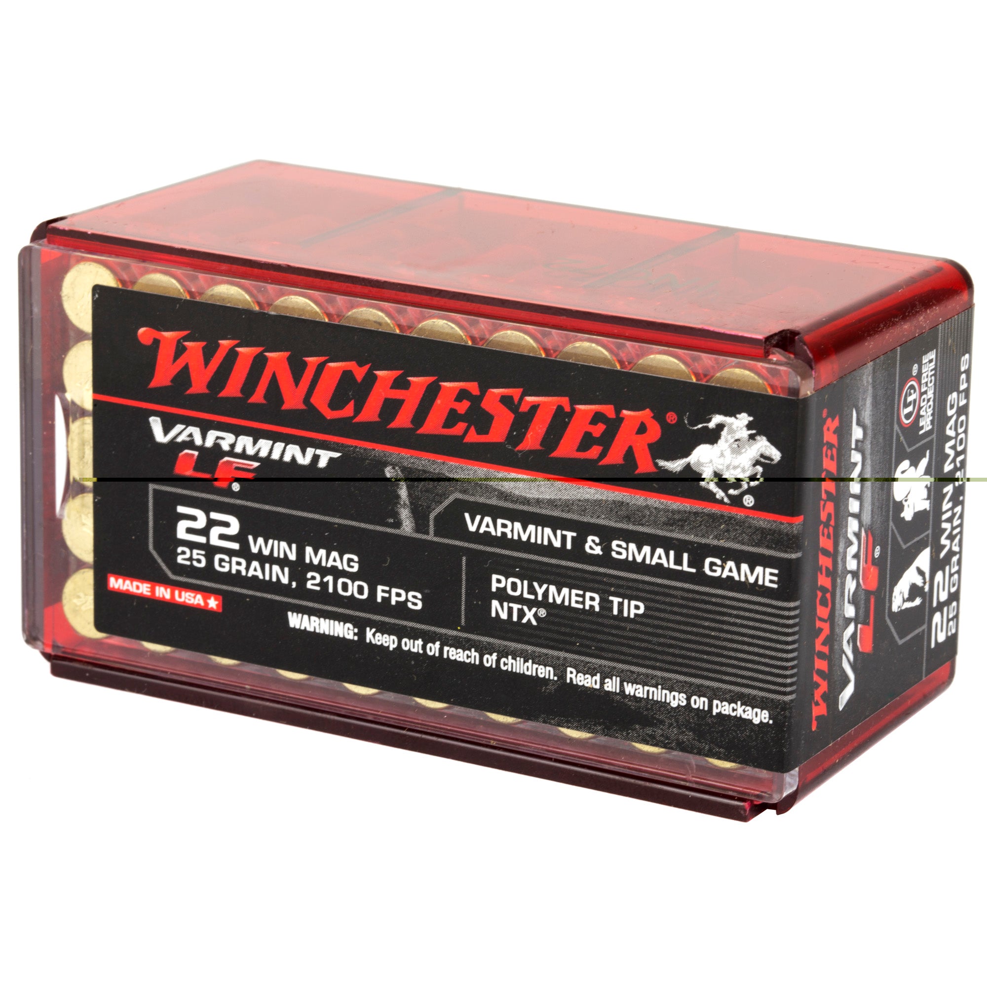 Win Varmint Lf 22wmr 25gr Ntx 50/