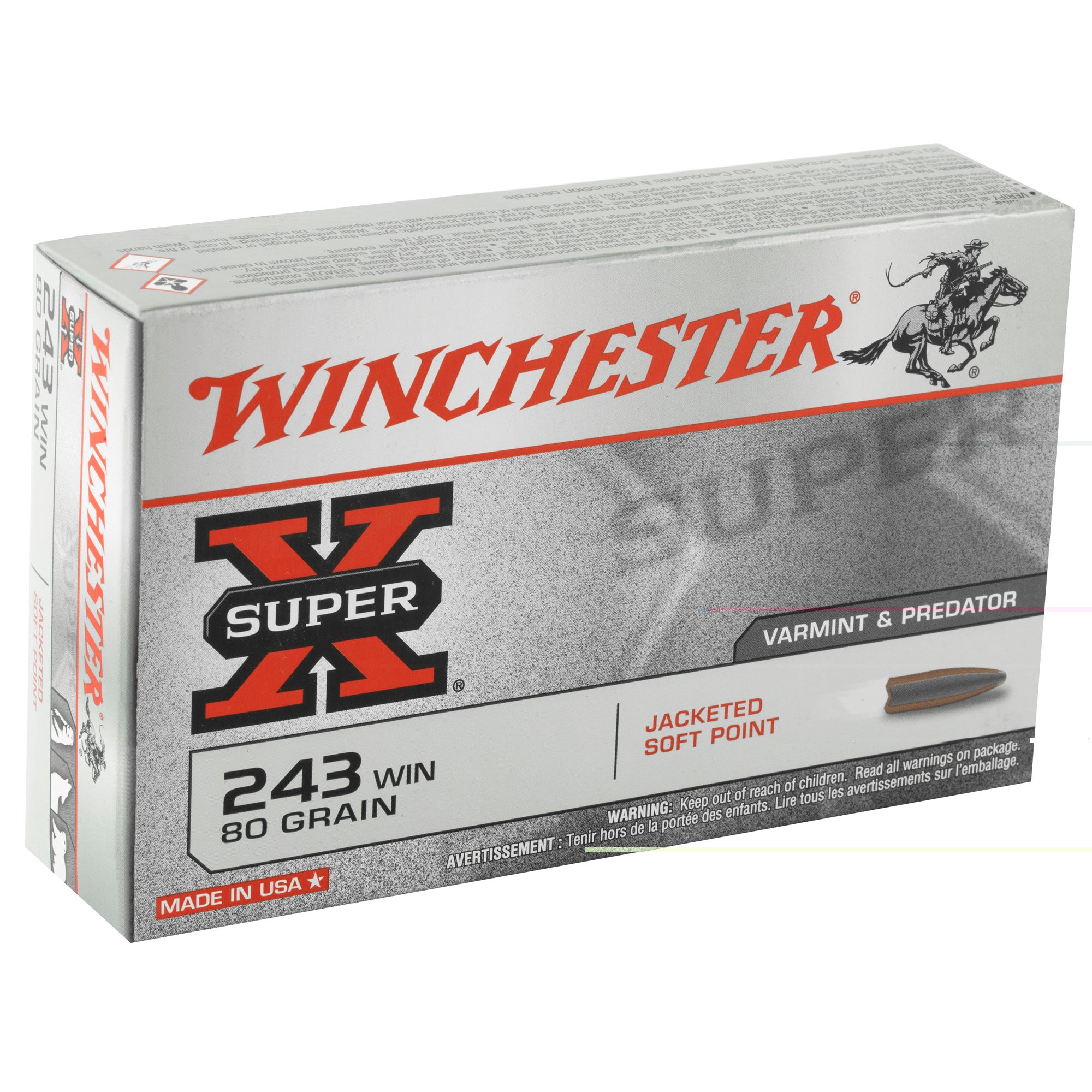 Win Sprx 243win 80gr Jsp 20/200