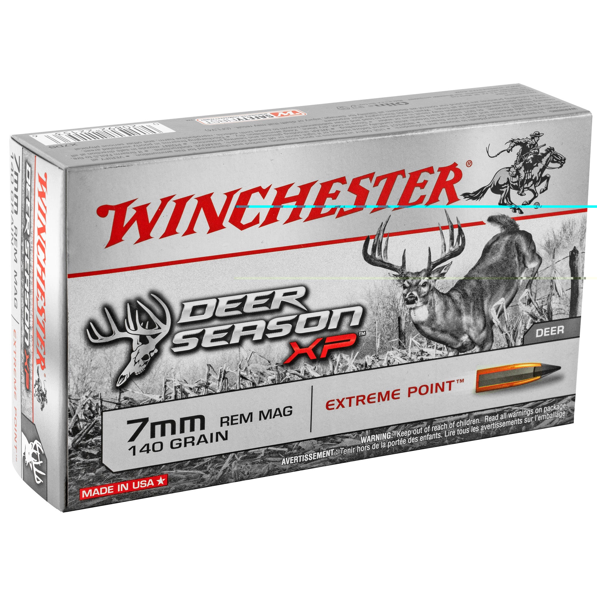 Win Deer Season 7mmrem 140gr 20/200