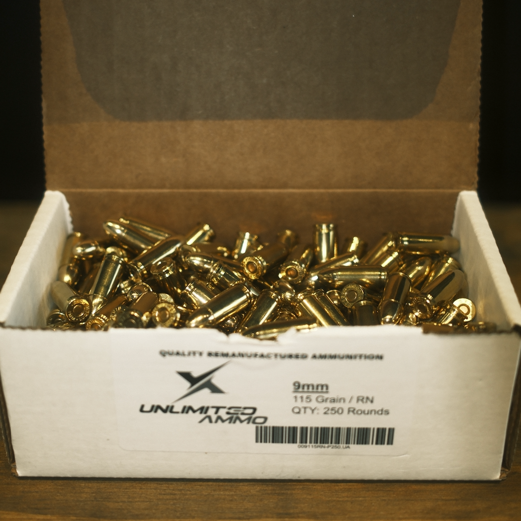 9mm 115gr FMJ Certified Select 250/rd Box (LIMITED QTY AVAIL.)