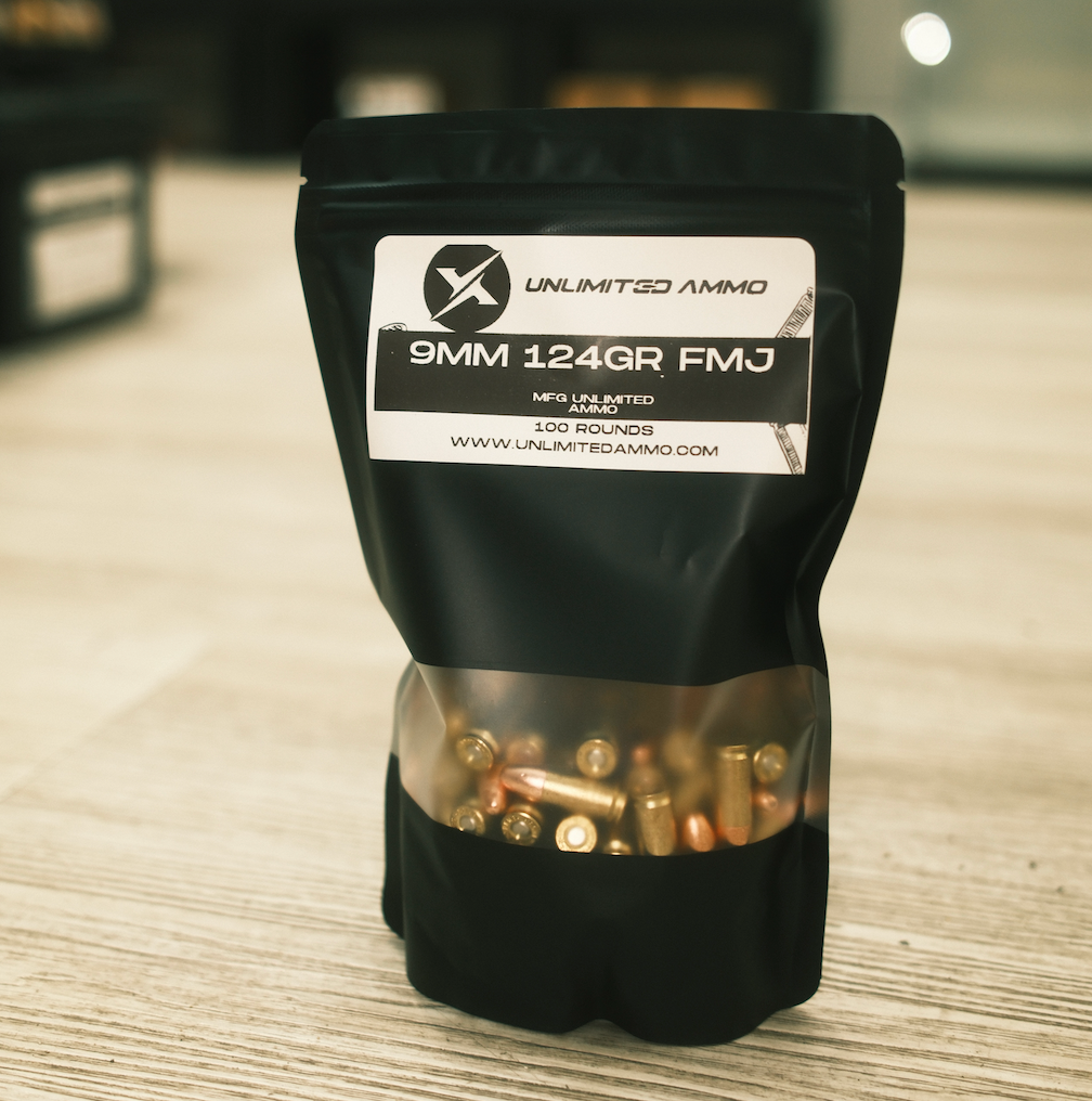 9mm 124gr FMJ 100/RD