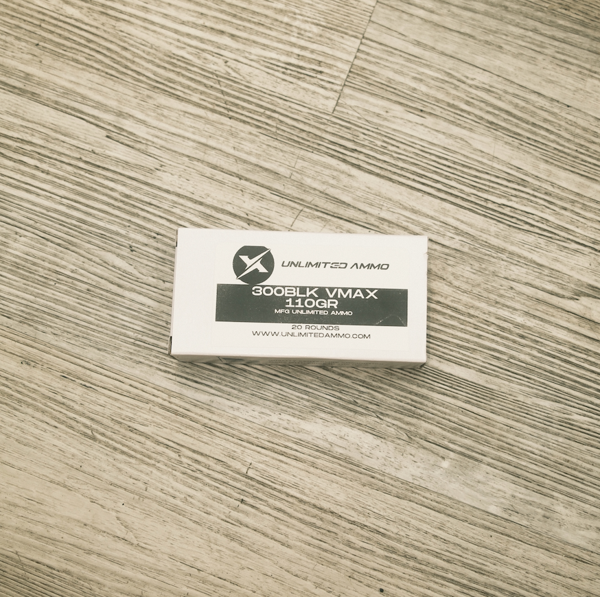 300 Blackout 110gr V-max 20rd Bag