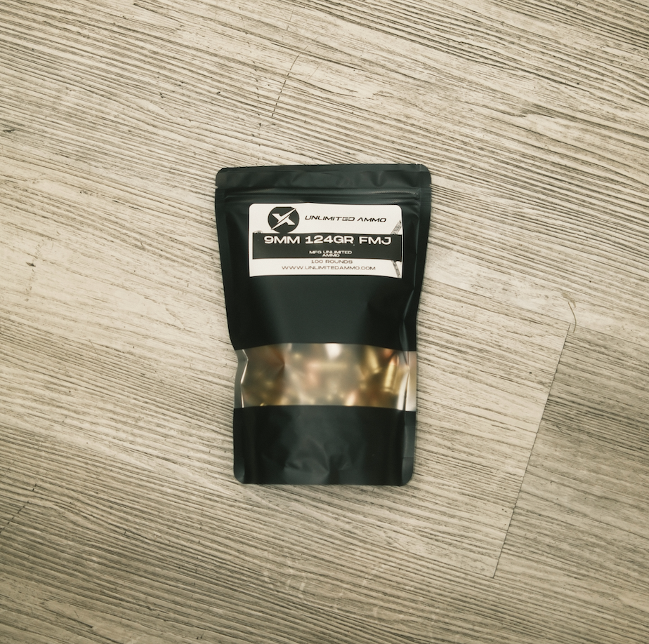9mm 124gr FMJ 100/RD