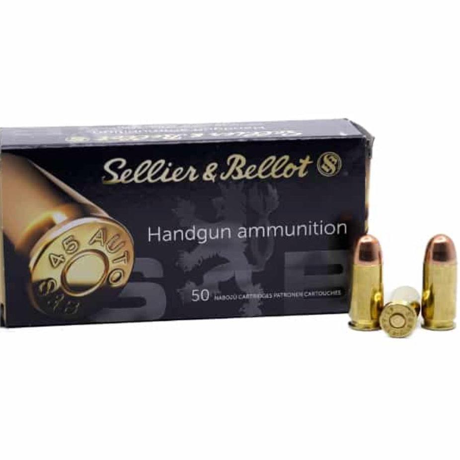 Sellier & Bellot 45 ACP 230 Grain FMJ