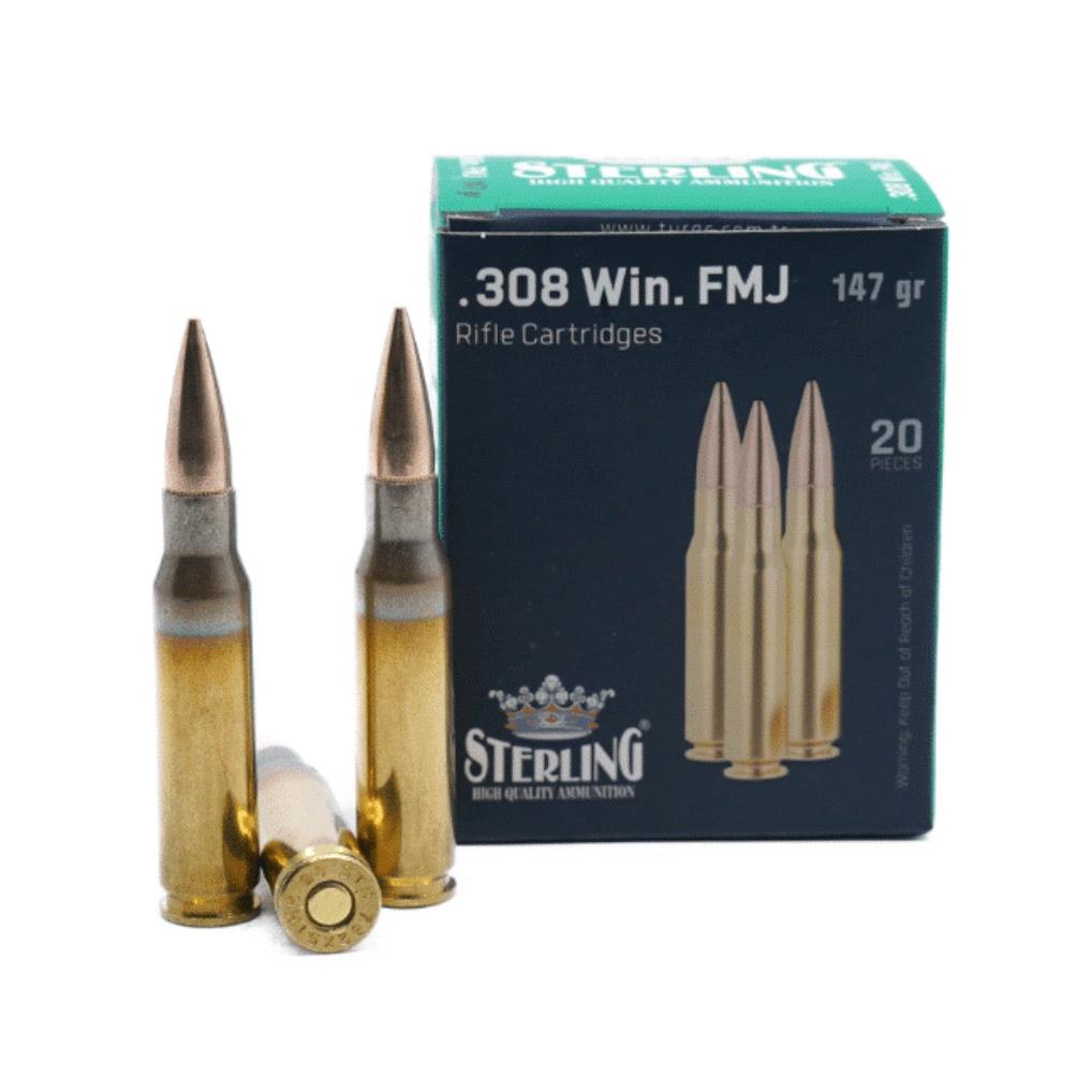 Sterling .308 Win 147 Grain FMJ