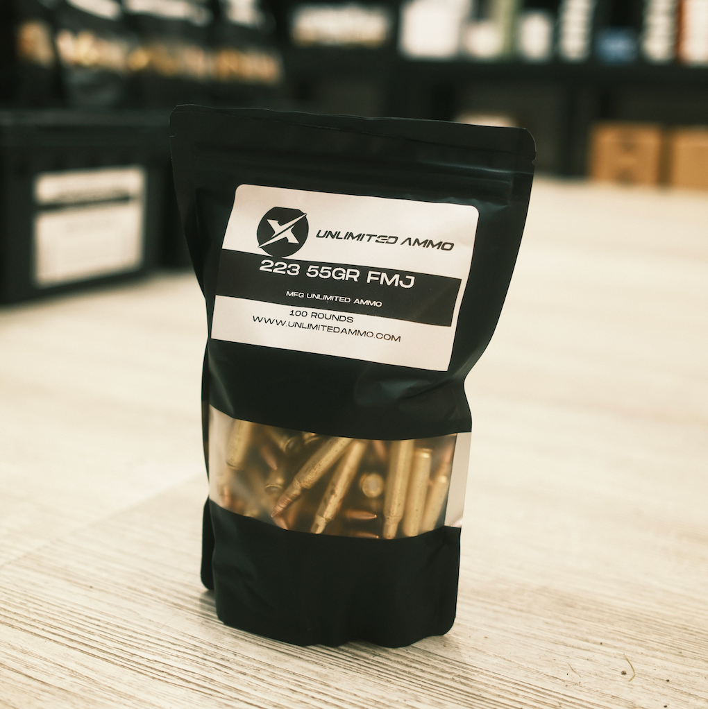 223 55gr FMJ 100/rd