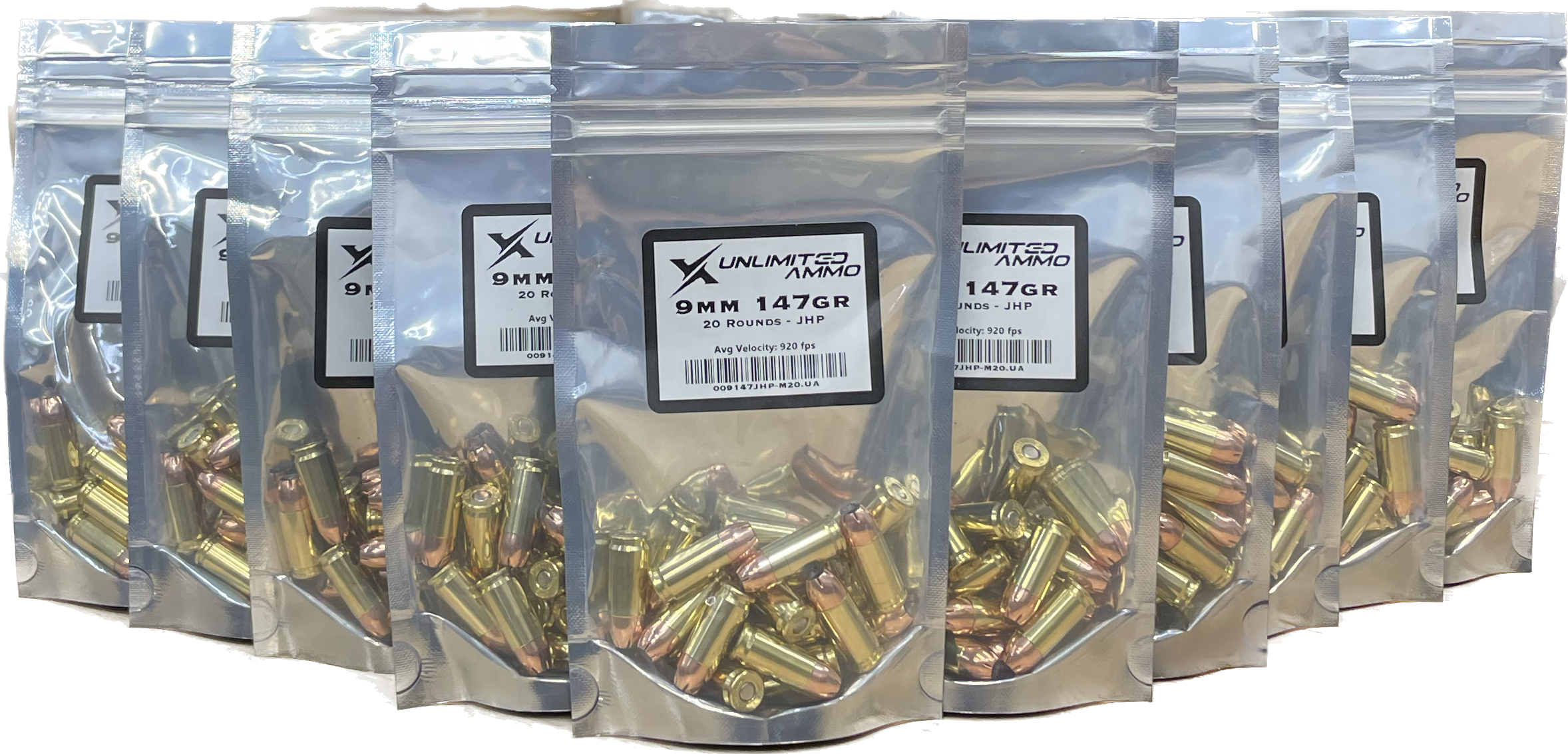 9MM 147GR "NUKE 2.0" 200 ROUNDS (10X 20/RD BAGS)