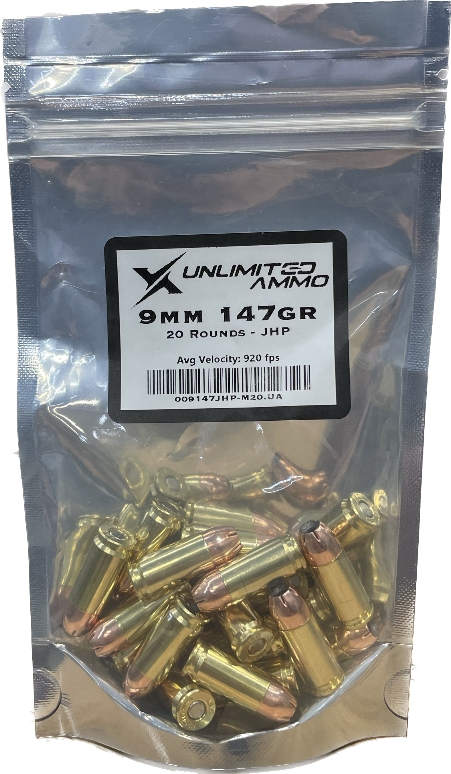 9MM 147GR "NUKE 2.0" 20 ROUND BAG