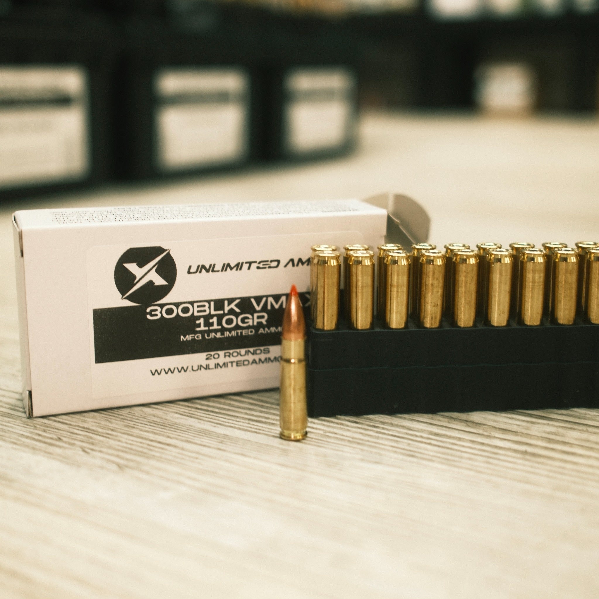 300 Blackout 110gr V-max 20rd Bag